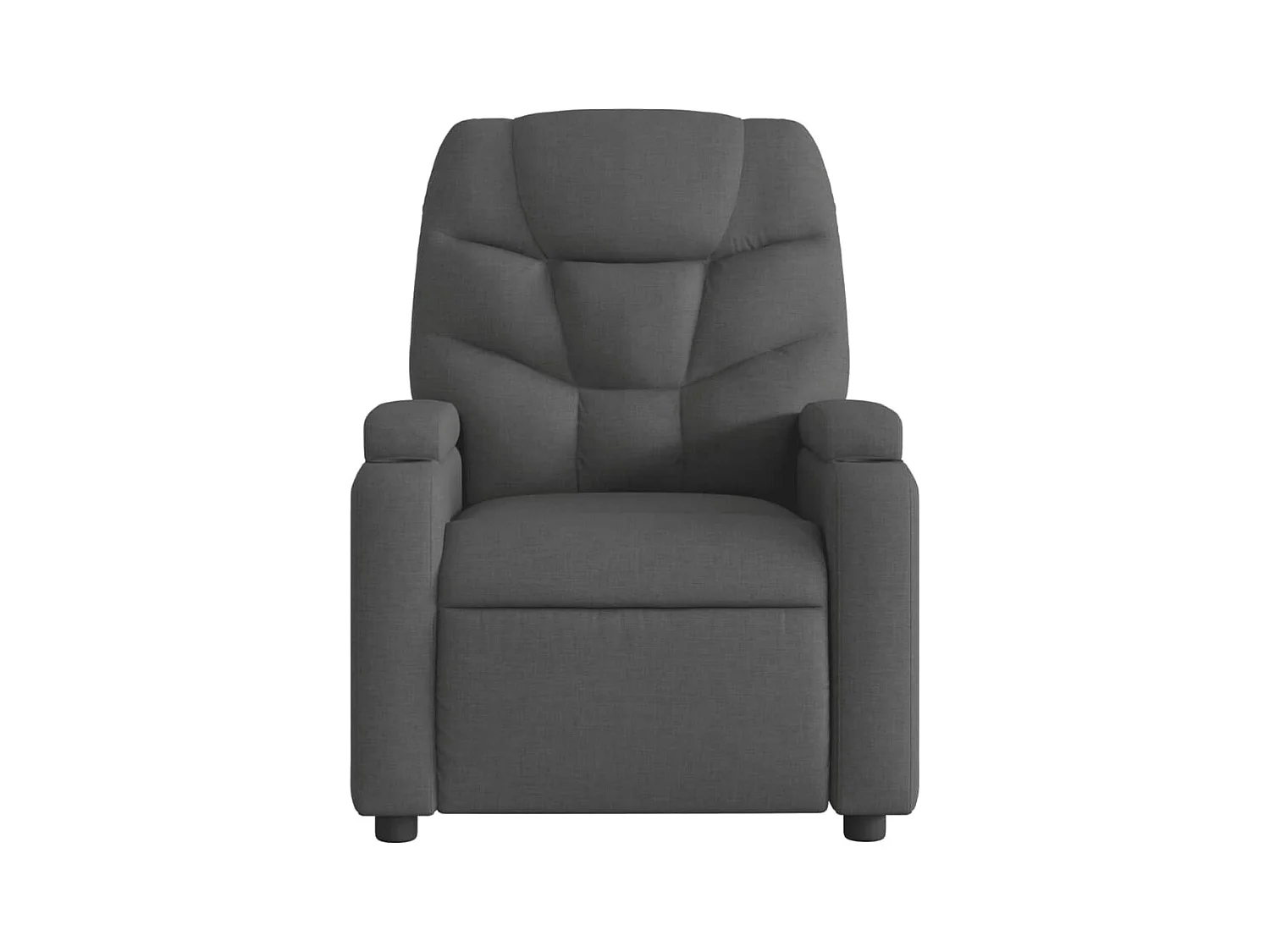 Sillón de relax | Silla | Sillón reclinable de tela gris oscuro SHL6026