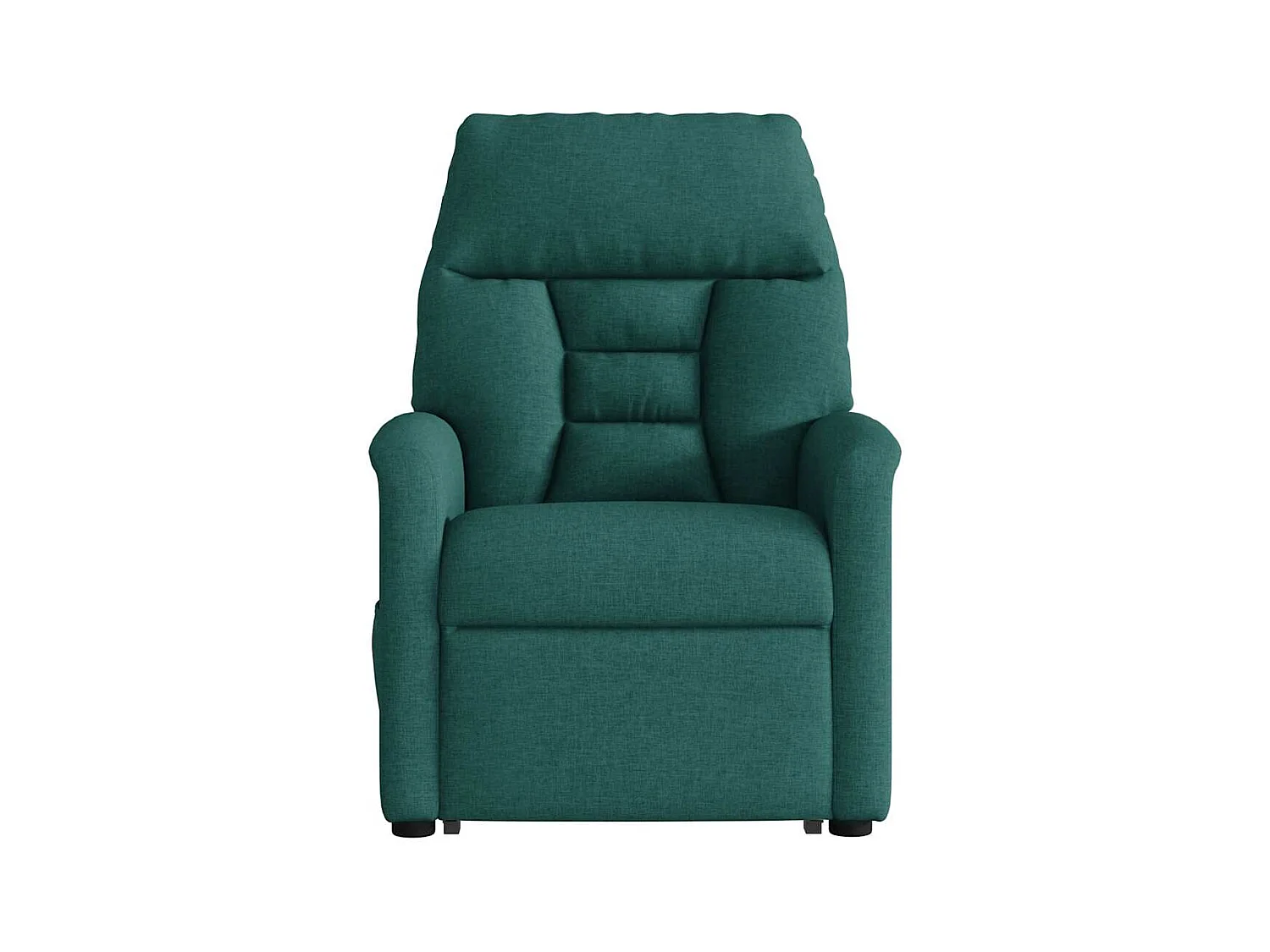 Fauteuil inclinable-Chaise de relax-Fauteuil de Massage Vert foncé Tissu SHL1152