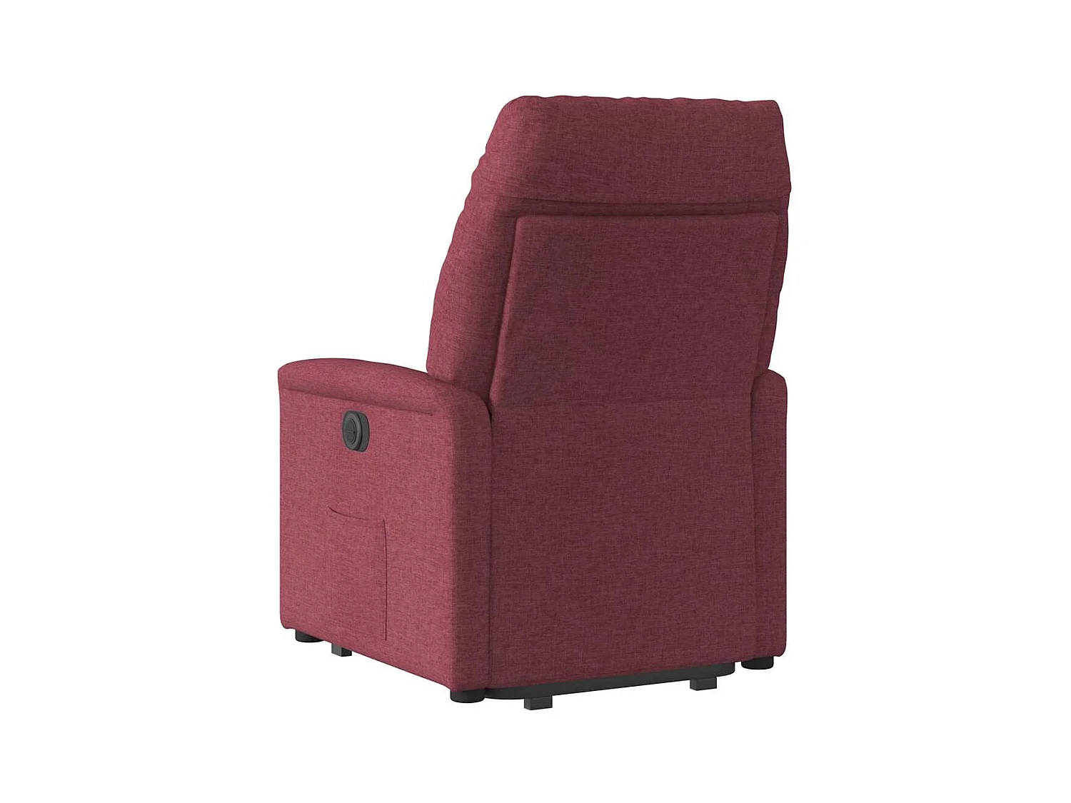 Silla de relax | Sillón eléctrico reclinable elevable de tela rojo tinto SHL2568