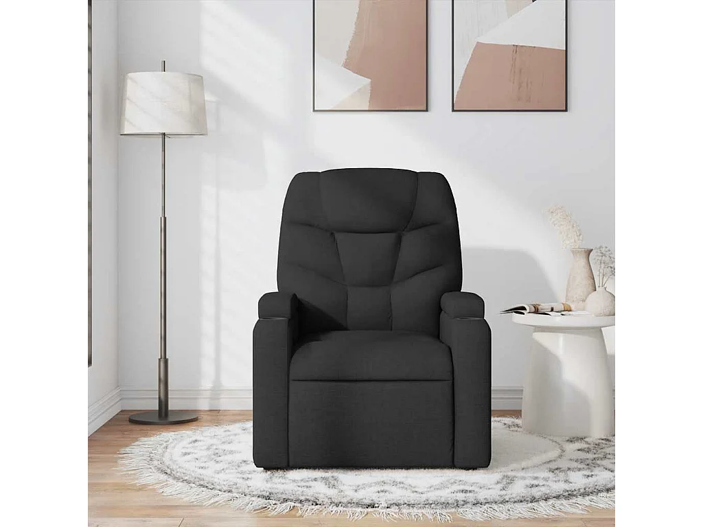 Relaxsessel | Massagesessel Schwarz Stoff SHL74361