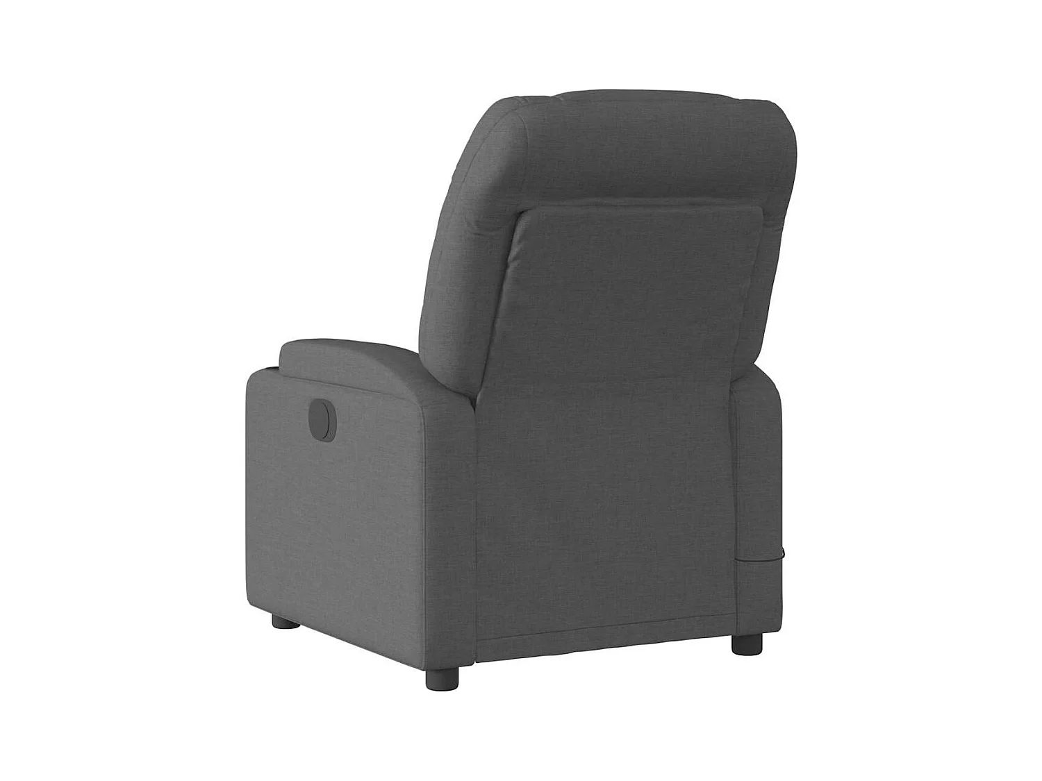 Sillón de relax | Sillón reclinable de masaje eléctrico tela gris oscuro SHL6925