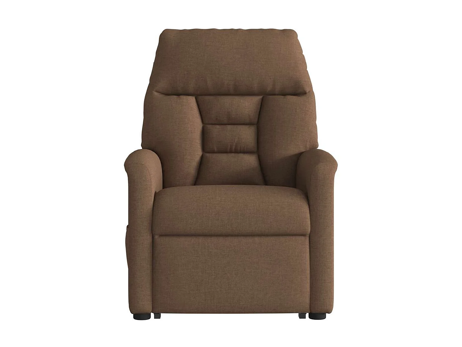 Fauteuil inclinable électrique-Chaise de relax-Fauteuil TV marron tissu SHL4099