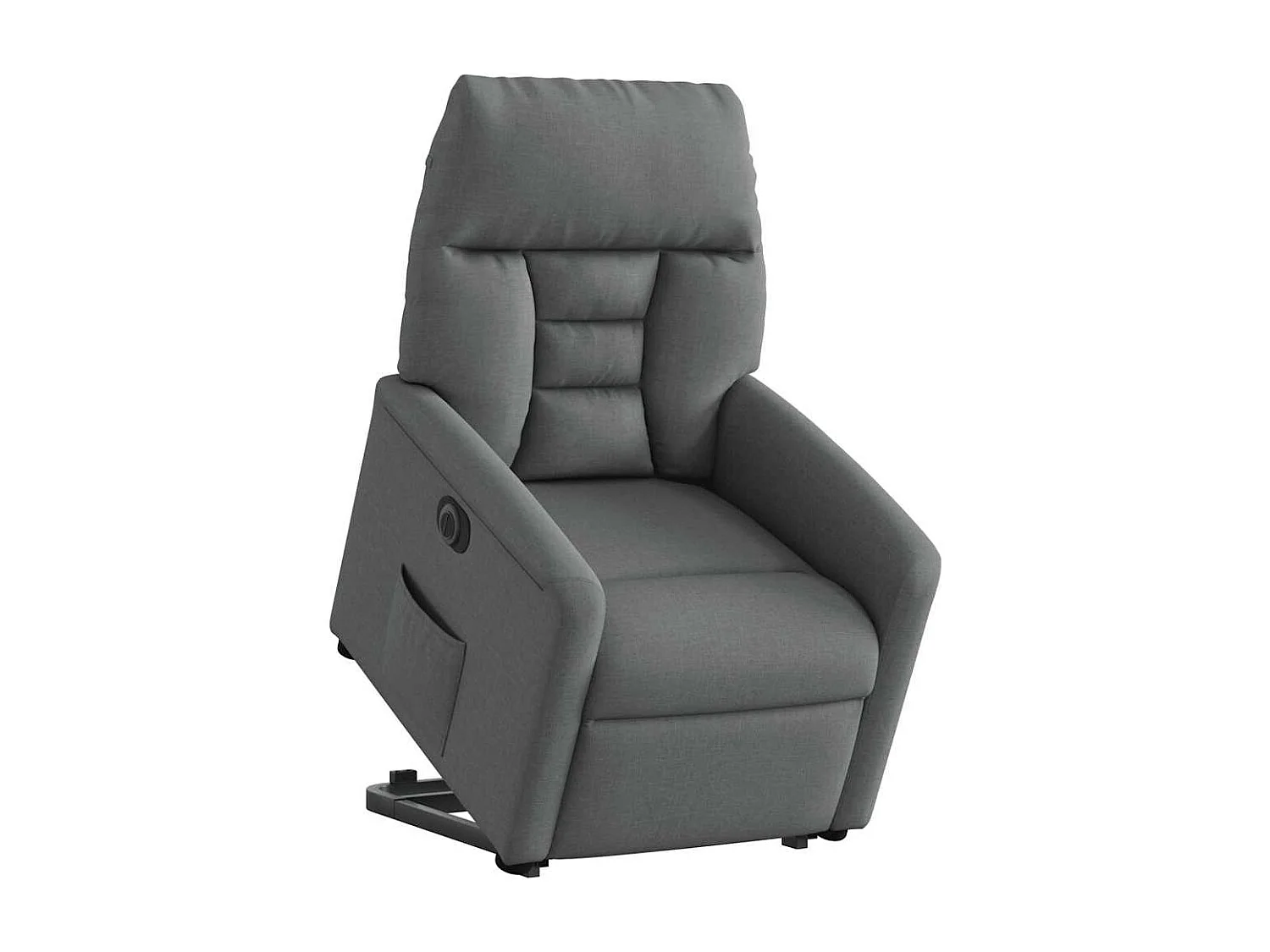 Fauteuil inclinable électrique-Chaise de relax-Fauteuil TV gris foncé tissu SHL4867