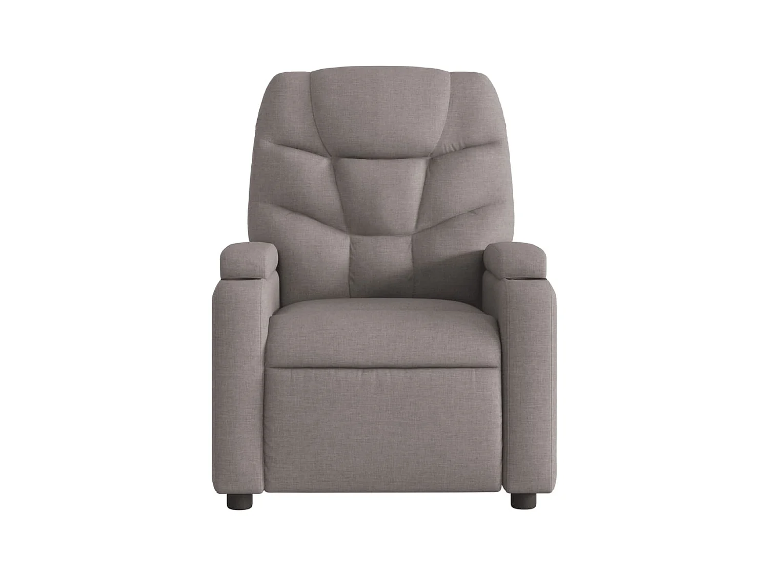 Sillón de relax | Silla | Sillón reclinable de tela gris taupe SHL8780
