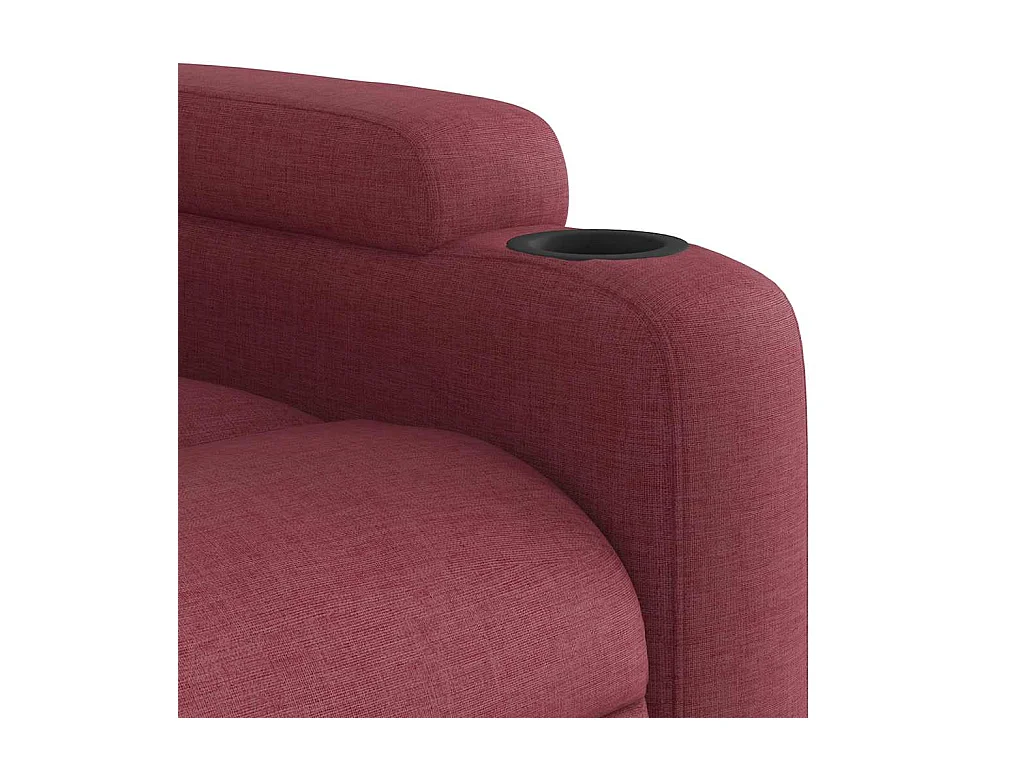 Sillón de relax | Silla | Sillón reclinable de tela rojo tinto SHL3557