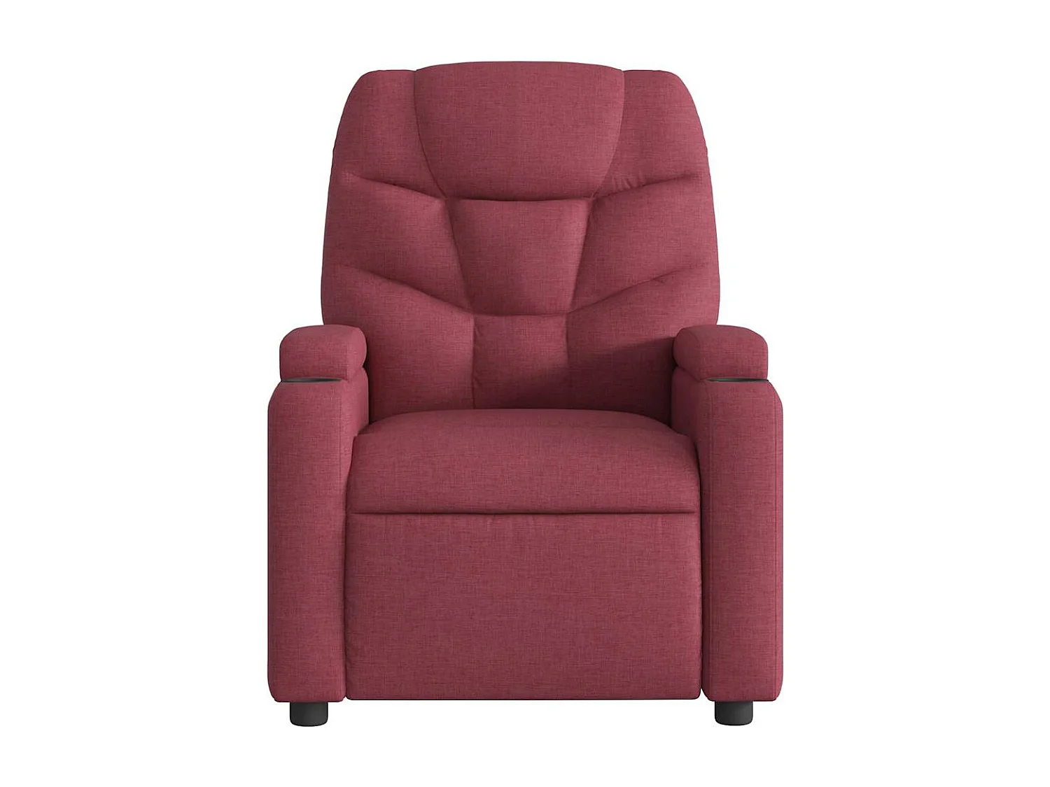 Poltrona Salotto | Sedia | Poltrona Reclinabile in Tessuto Rosso Vino SHL3099