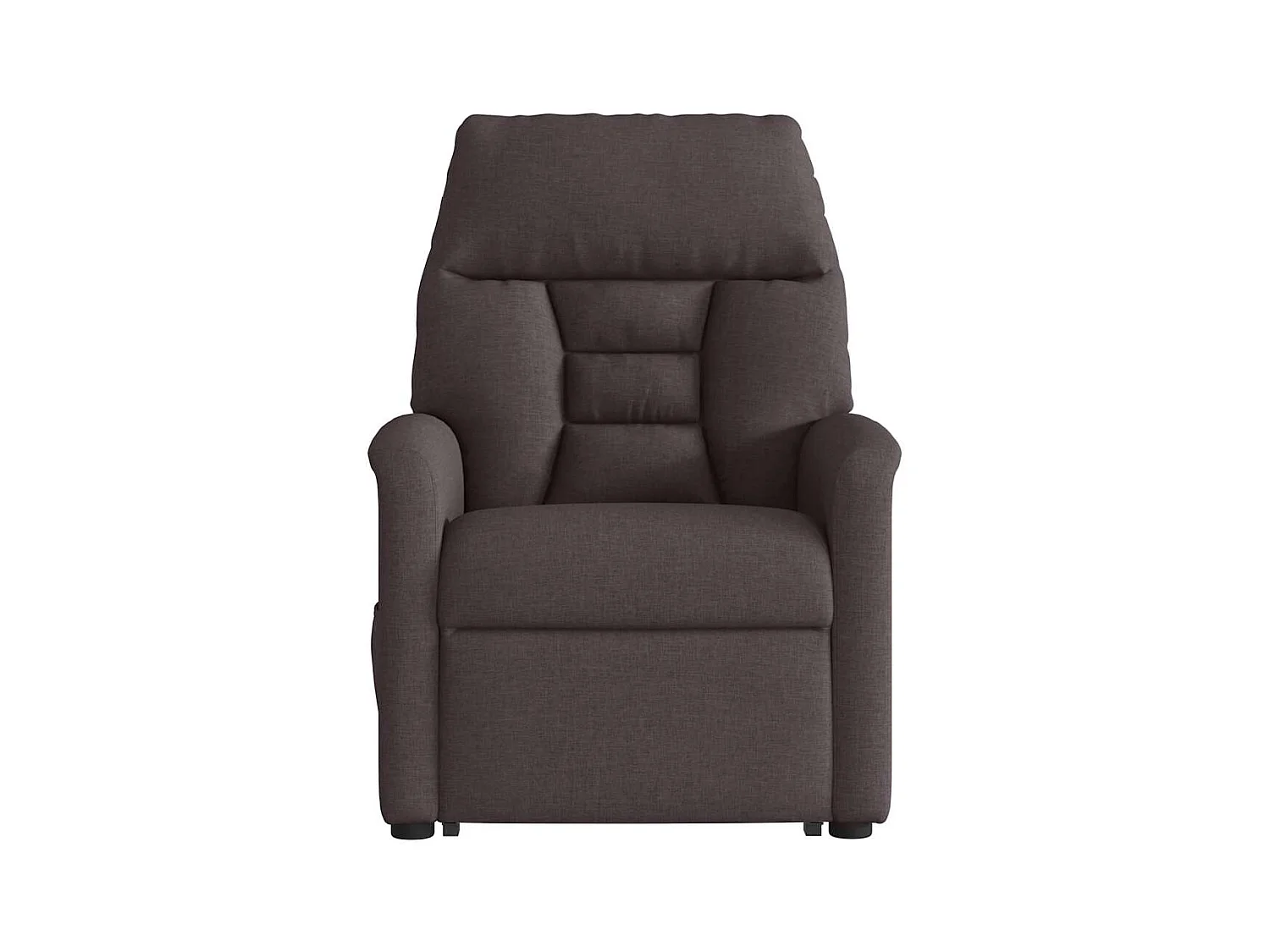 Sillón de salón | Silla | Sillón masaje eléctrico reclinable elevable tela marrón oscuro SHL7495