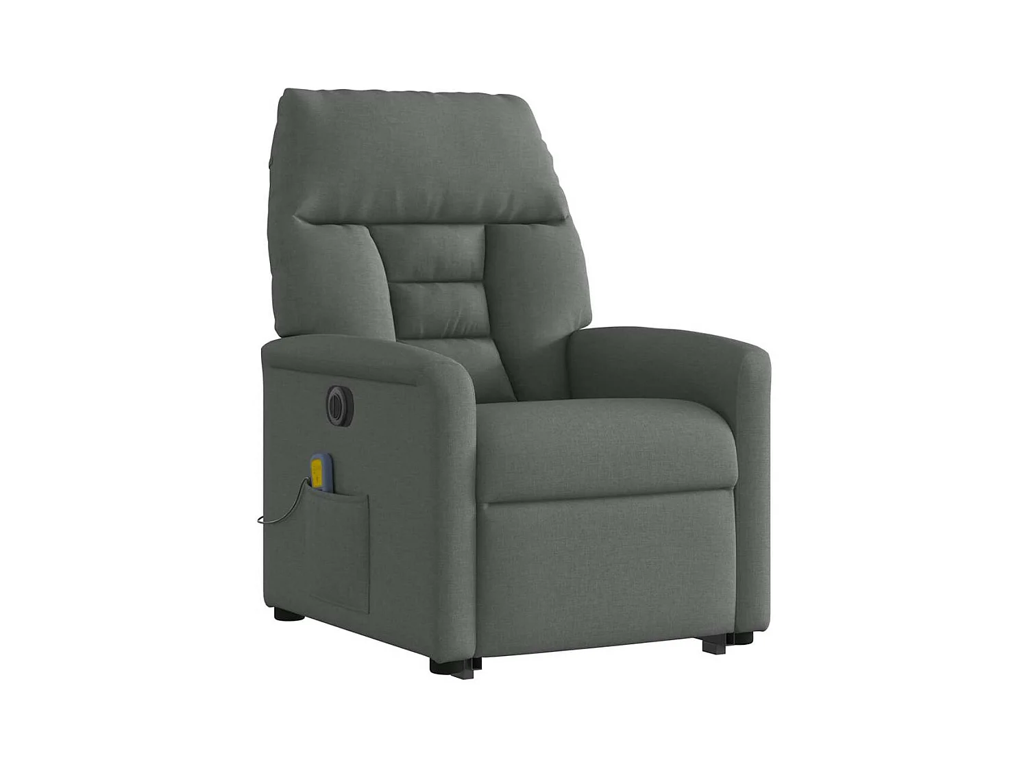 Sillón de salón | Silla | Sillón de masaje eléctrico reclinable elevable tela gris oscuro SHL3352
