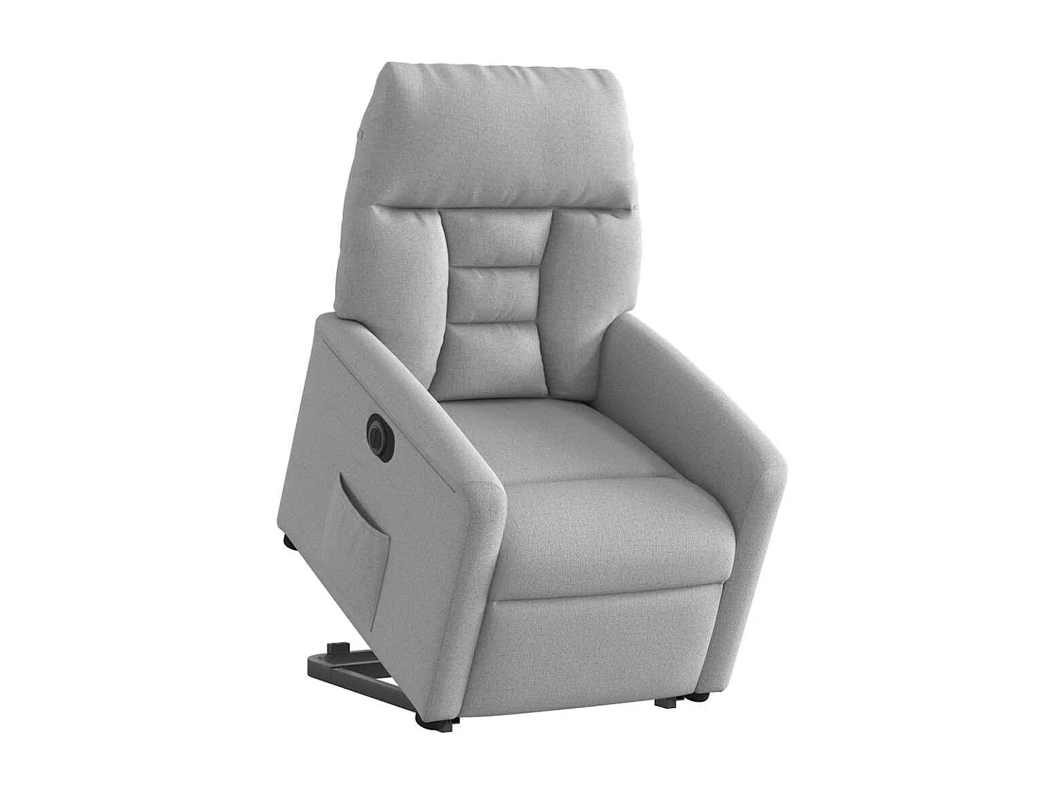 Fauteuil inclinable électrique-Chaise de relax-Fauteuil TV gris nuage tissu SHL1535