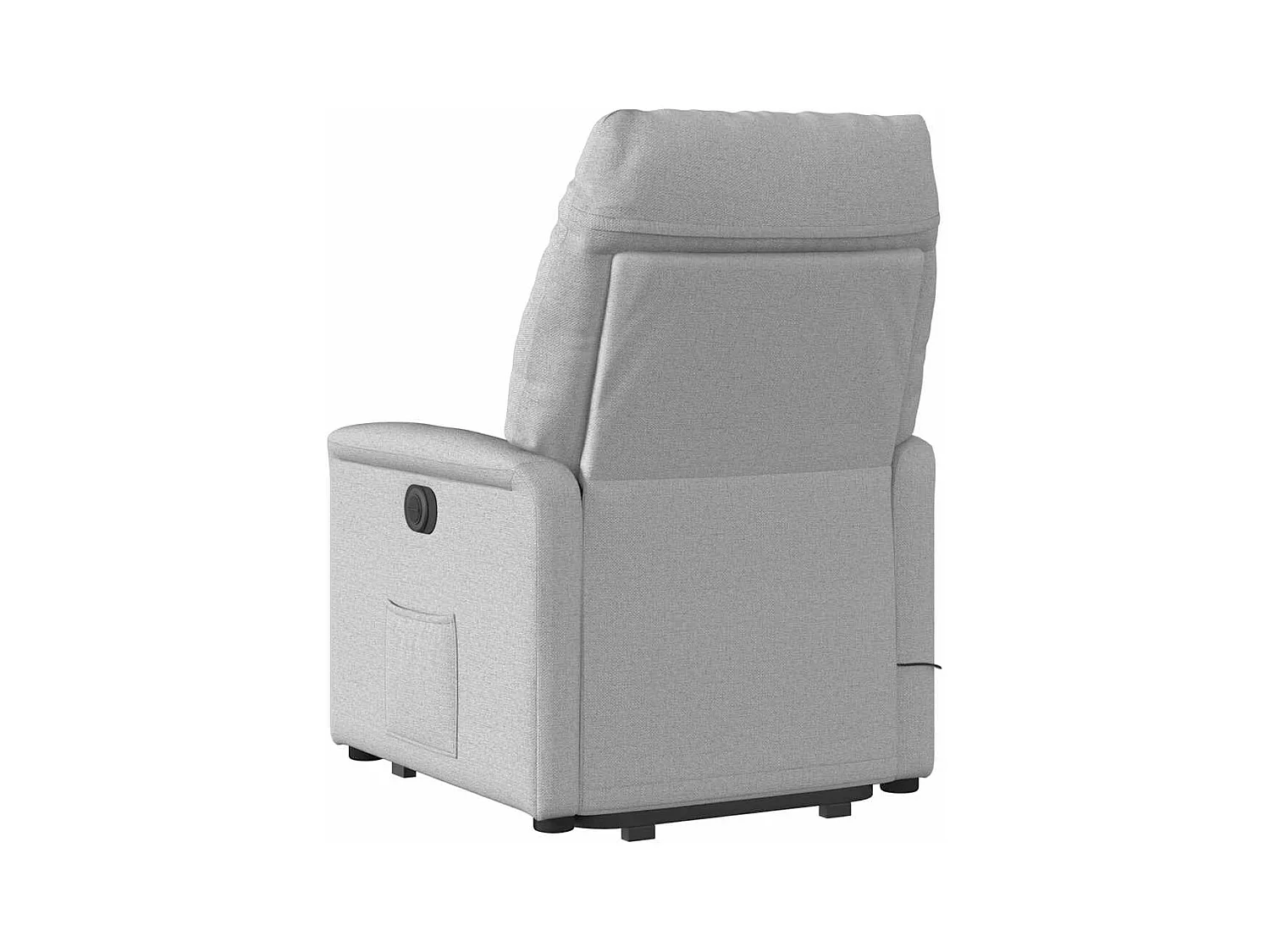 Sillón de salón | Silla | Sillón de masaje reclinable de pie de tela gris nube SHL8260