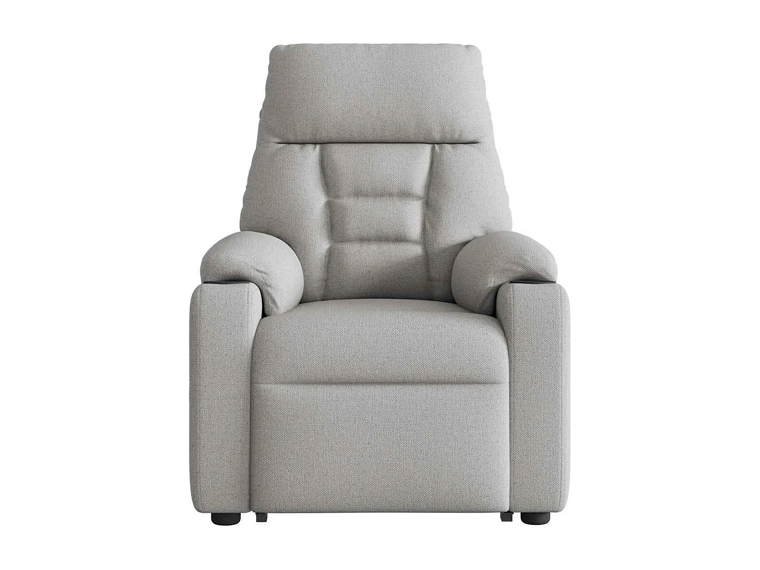 Fauteuil inclinable-Chaise de relax-Fauteuil de Massage gris nuage tissu SHL3854
