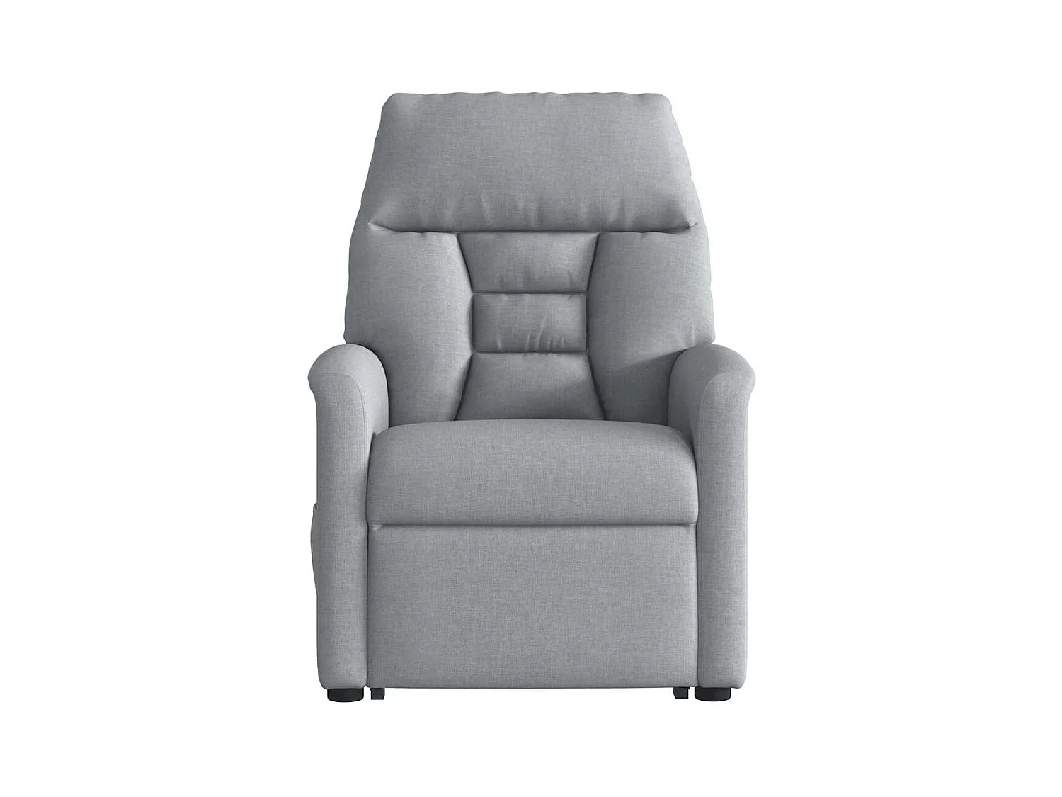 Poltrona Confortável | Poltrona reclinável elevatória elétrica tecido cinzento-claro SHL411587