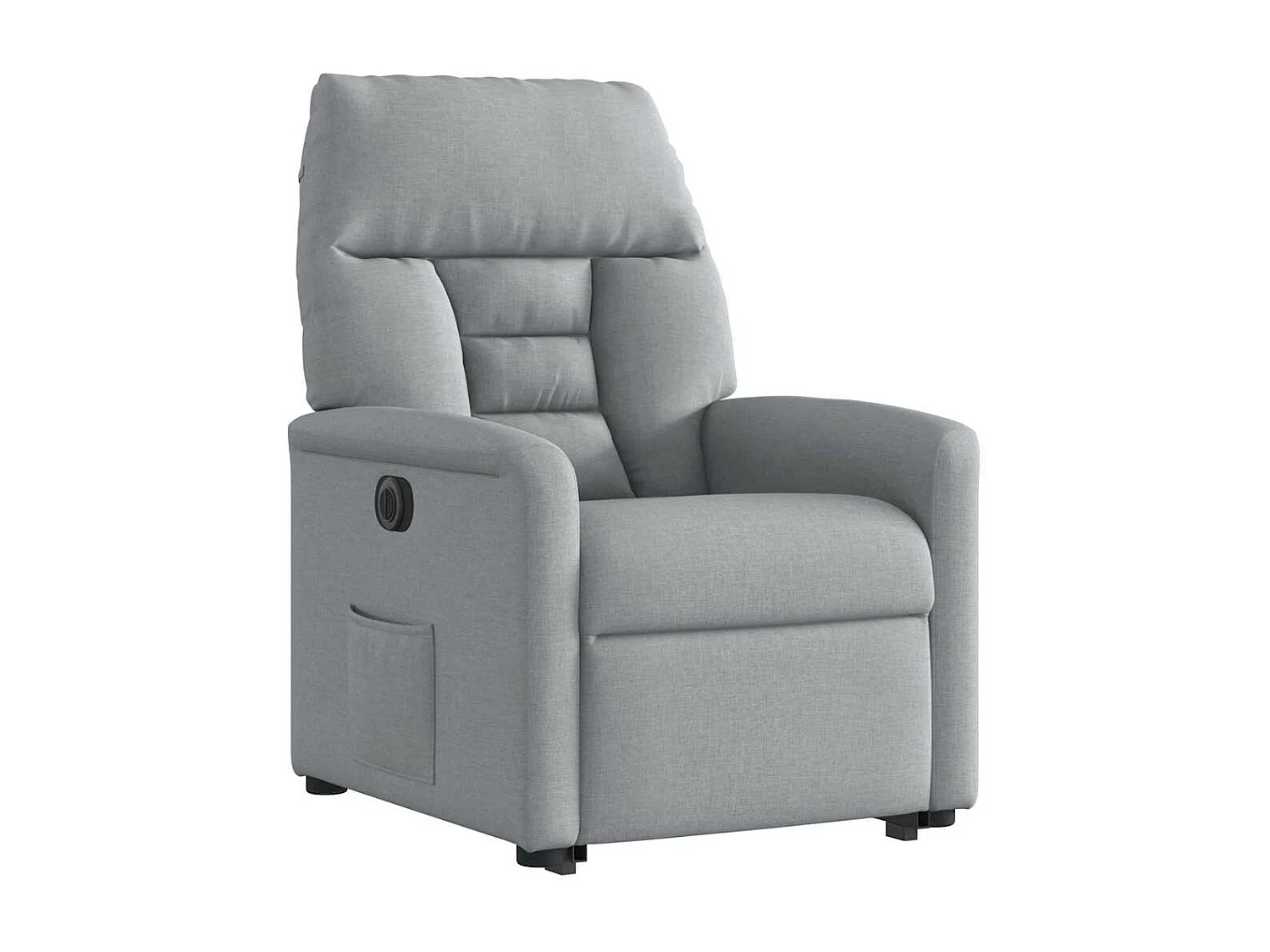 Relaxsessel mit Aufstehhilfe Elektrisch | Lounge Sessel indoor Hellgrau Stoff SHL86913
