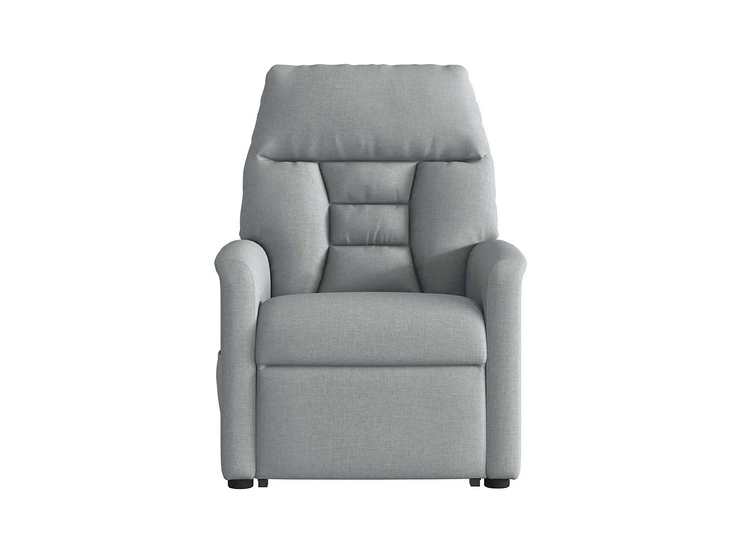 Poltrona reclinável massagens | Poltrona Confortável tecido cinzento-claro SHL441613