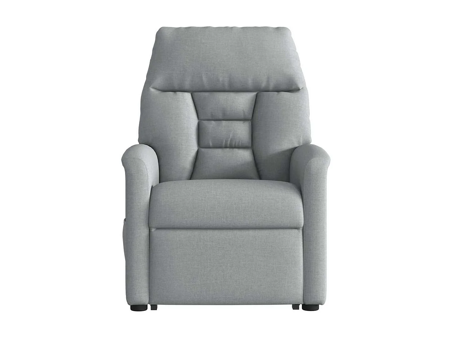 Fauteuil inclinable-Chaise de relax-Fauteuil de Massage Gris clair Tissu SHL4275