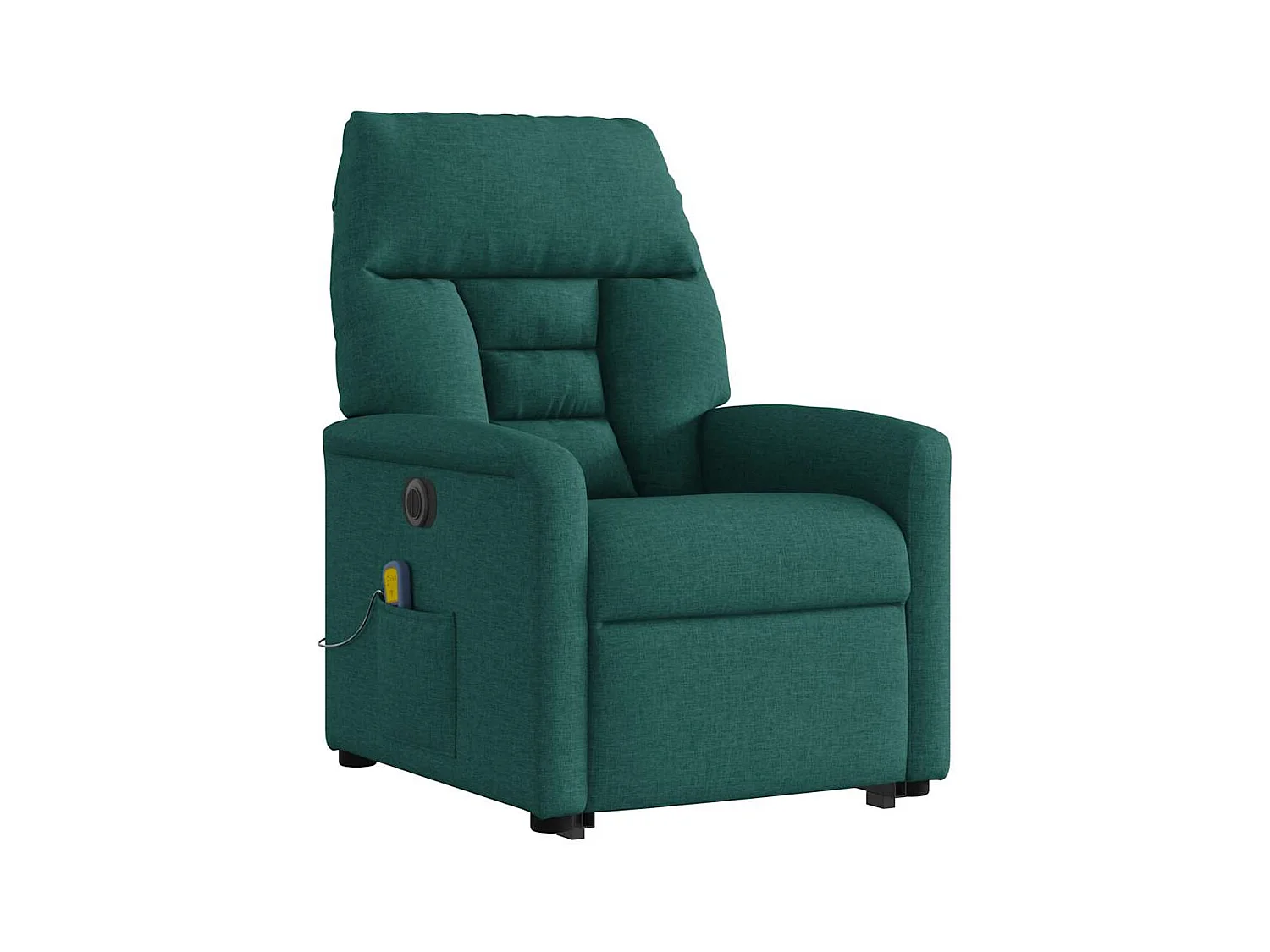 Sillón de salón | Silla | Sillón masaje eléctrico reclinable elevable tela verde oscuro SHL9806