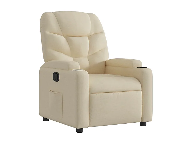 Sillón de relax | Sillón reclinable de tela crema SHL7928