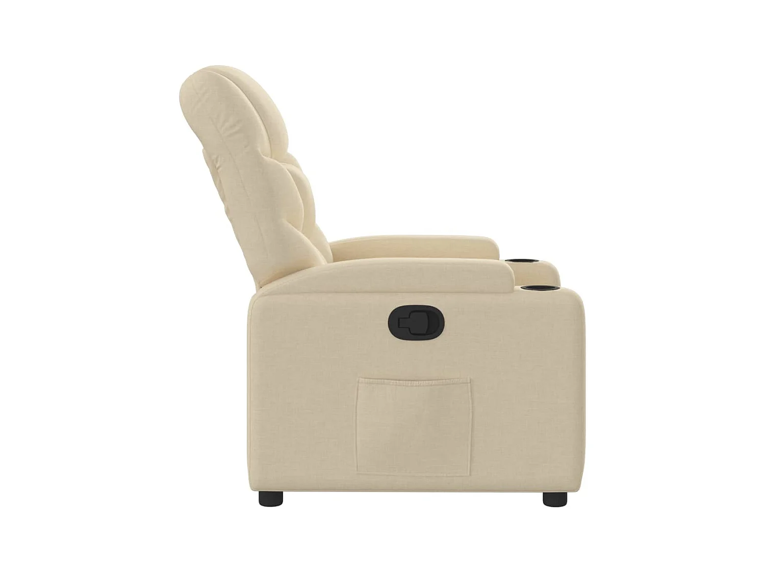 Sillón de relax | Sillón reclinable de tela crema SHL7928
