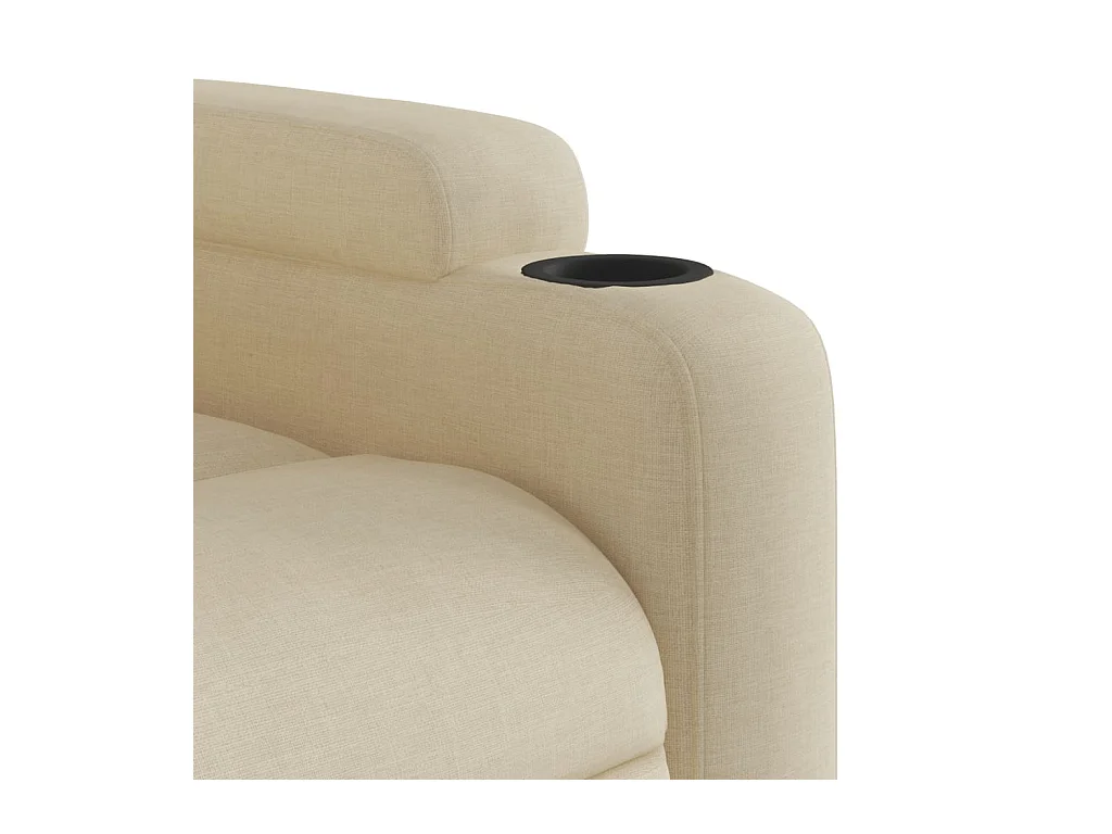 Sillón de relax | Sillón reclinable de tela crema SHL7928