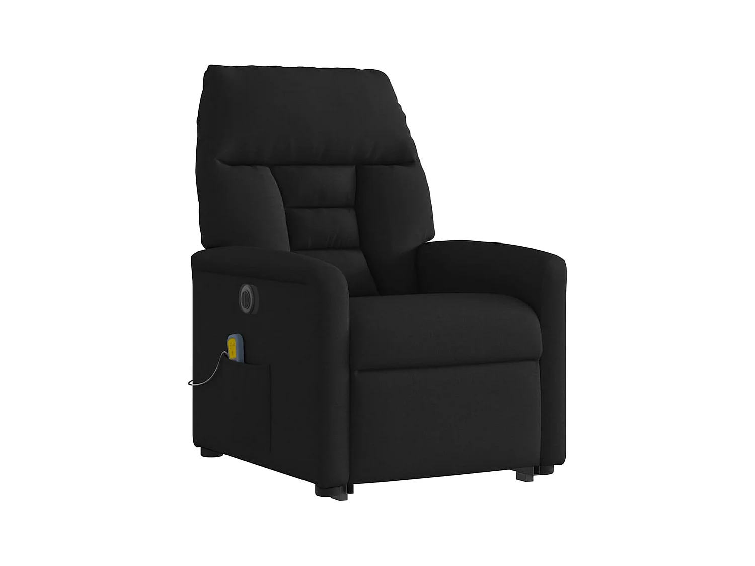 Sillón de salón | Silla | Sillón de masaje eléctrico reclinable elevable tela negro SHL4034