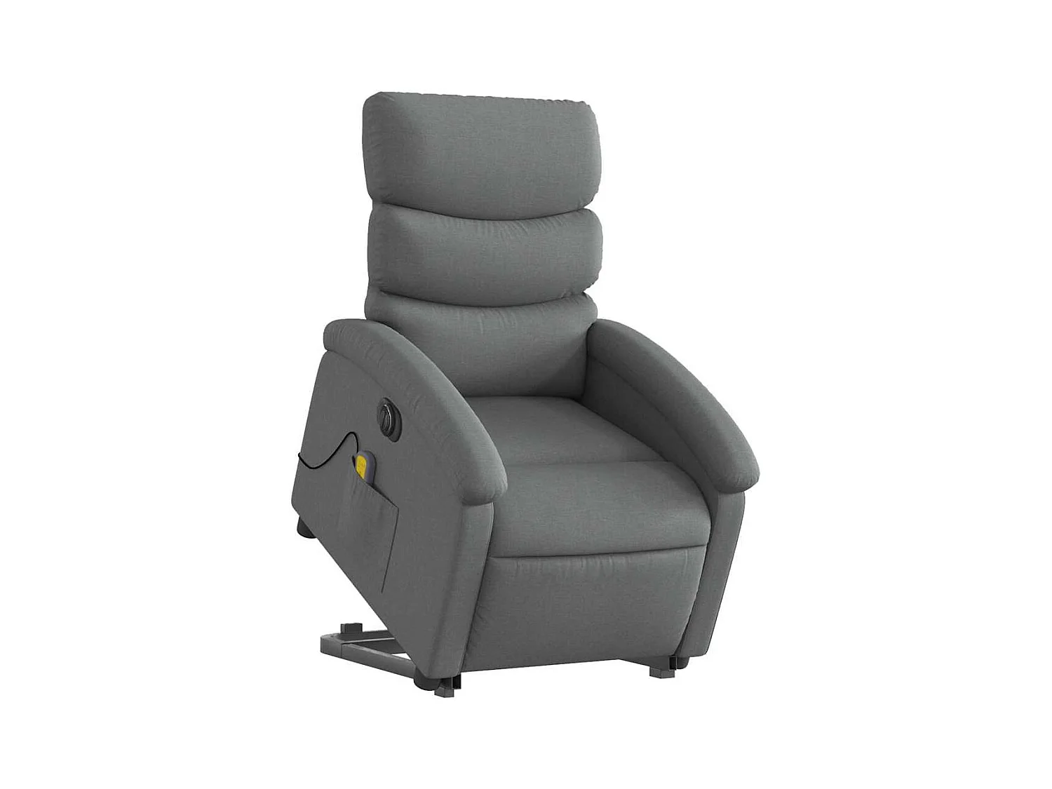 Sillón de salón | Silla | Sillón de masaje eléctrico reclinable elevable tela gris oscuro SHL5755