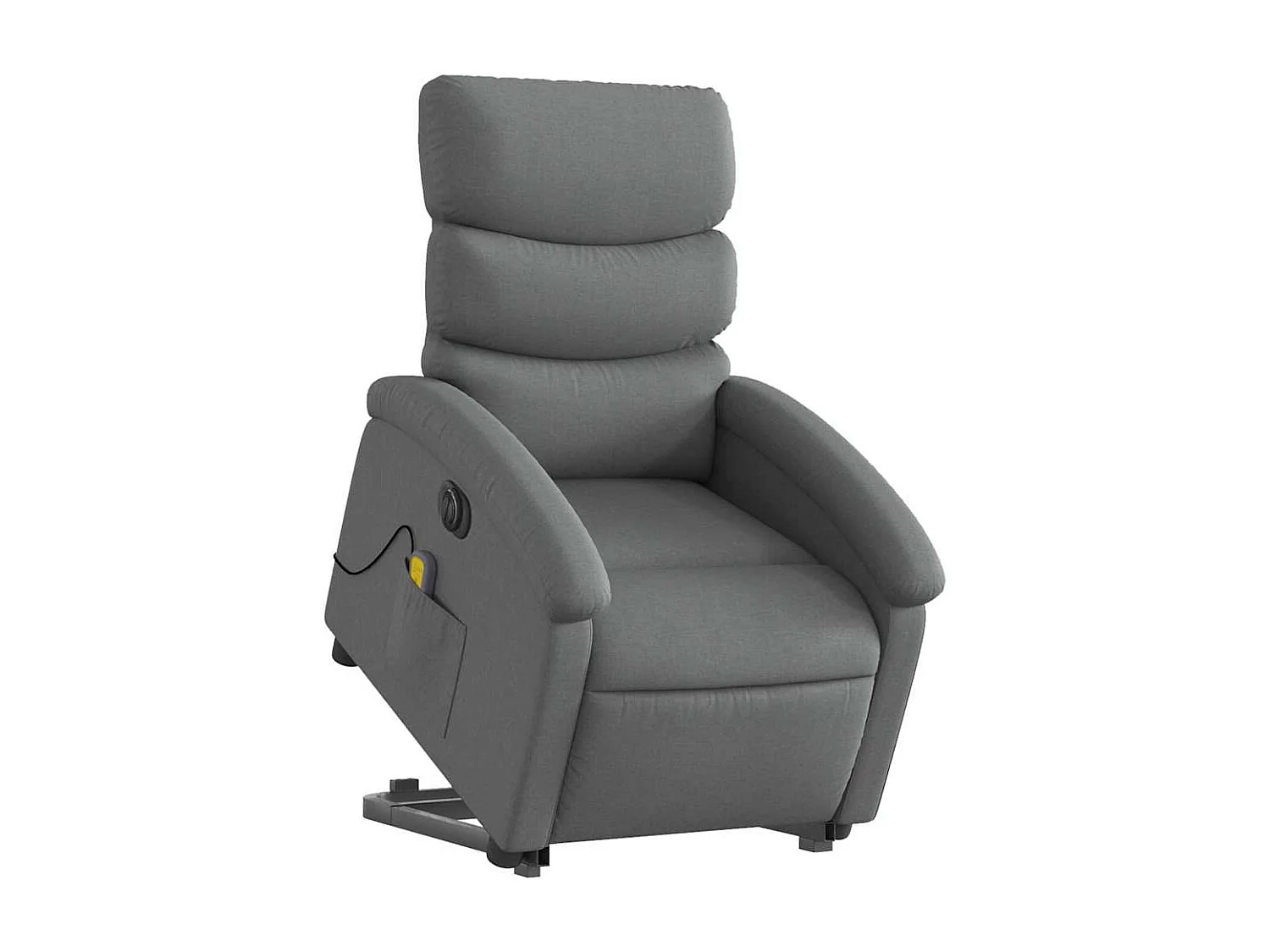 Fauteuil inclinable électrique-Chaise-Fauteuil de Massage Gris foncé Tissu SHL2547