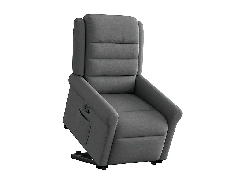 Sillón de relax | Silla | Sillón reclinable elevable de tela gris oscuro SHL6185