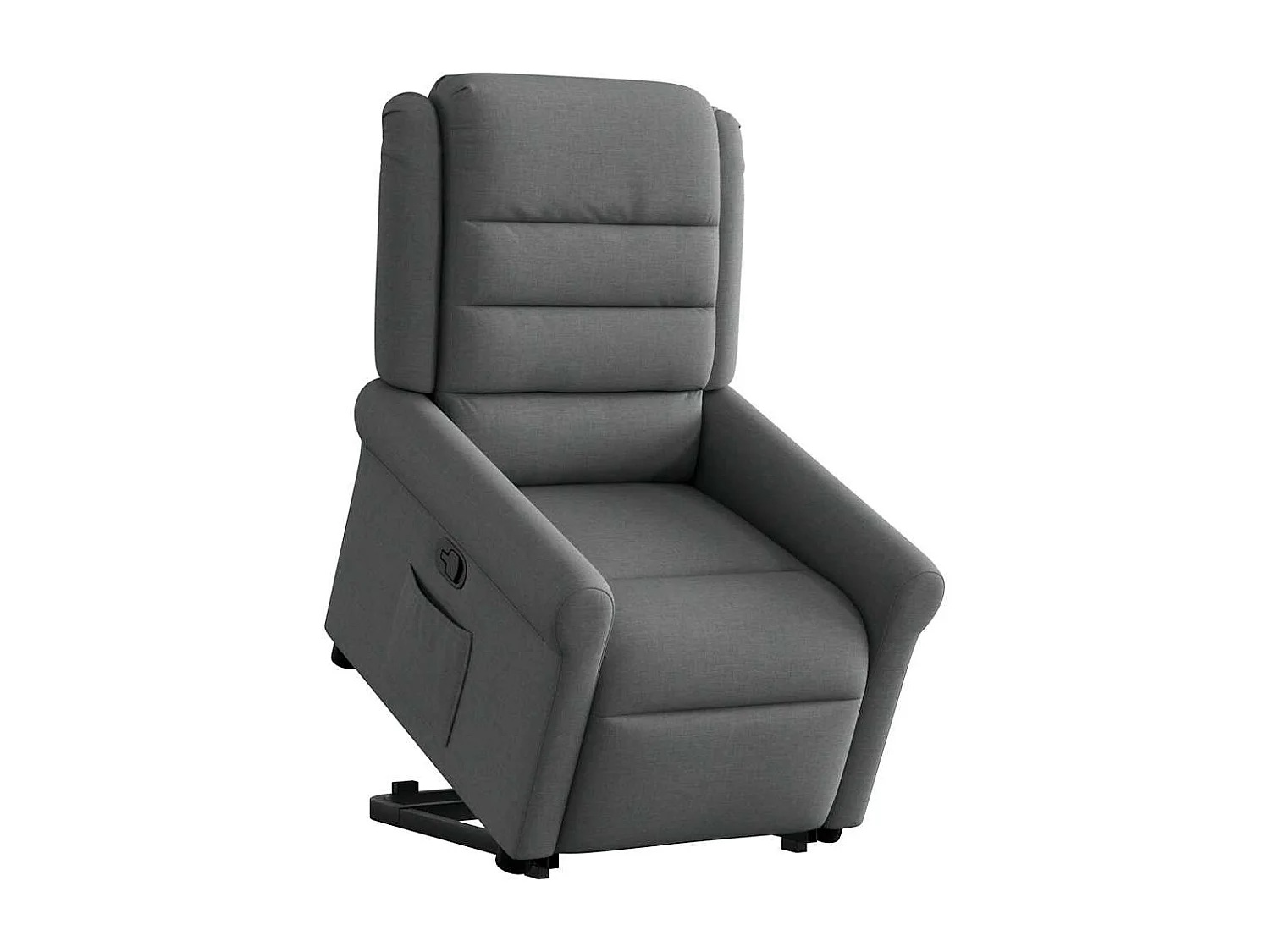 Sillón de relax | Silla | Sillón reclinable elevable de tela gris oscuro SHL6185