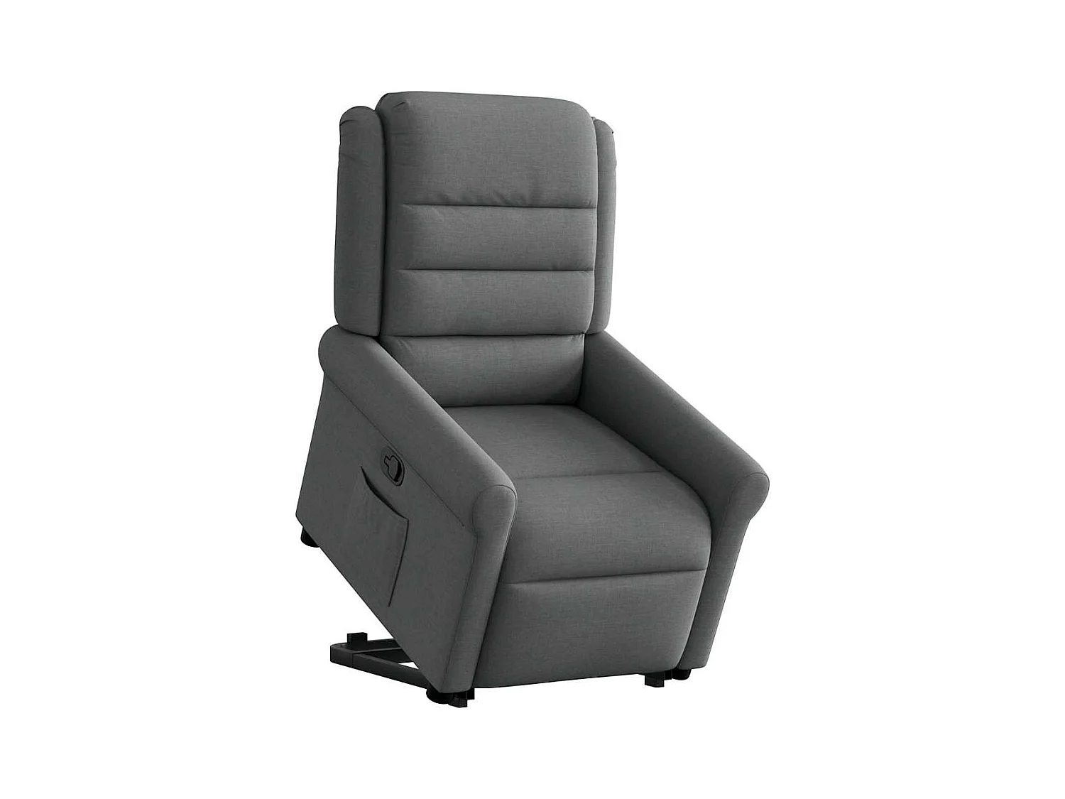 Fauteuil inclinable-Chaise de relax-Fauteuil TV Gris foncé Tissu SHL2507