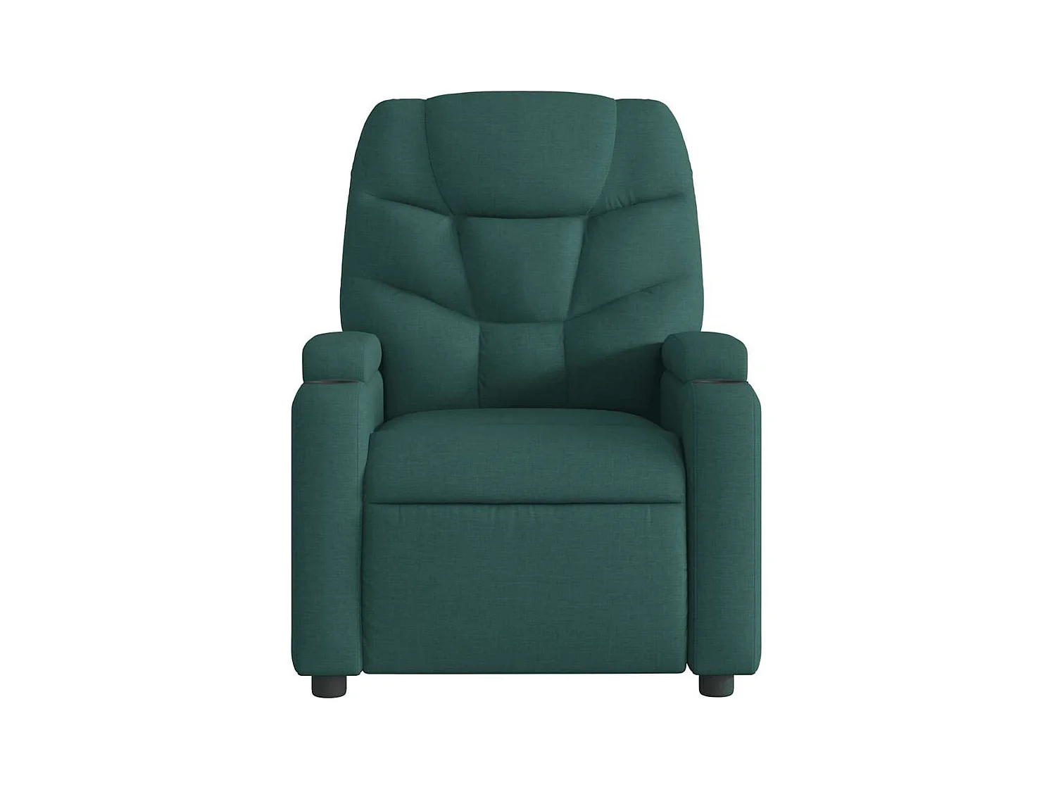 Sillón de salón | Silla | Sillón de masaje reclinable de tela verde oscuro SHL4163