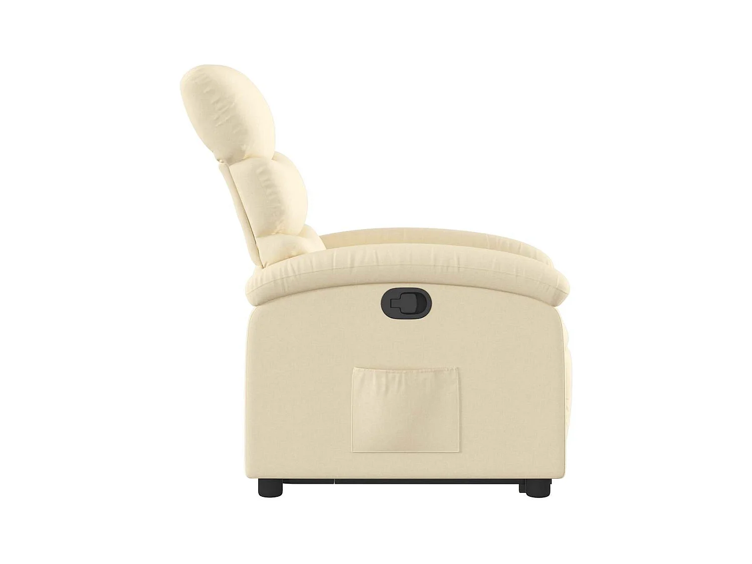 Sillón de relax | Sillón reclinable elevable de tela color crema SHL2359