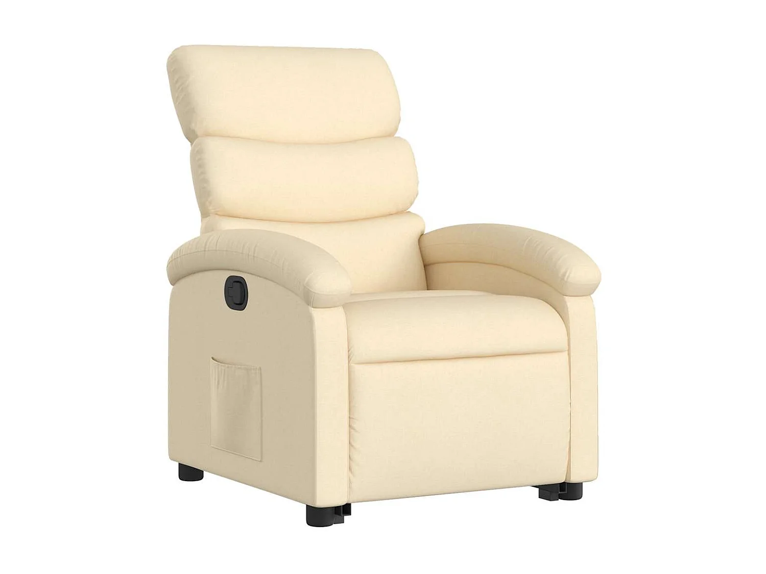 Sillón de relax | Sillón reclinable elevable de tela color crema SHL2359
