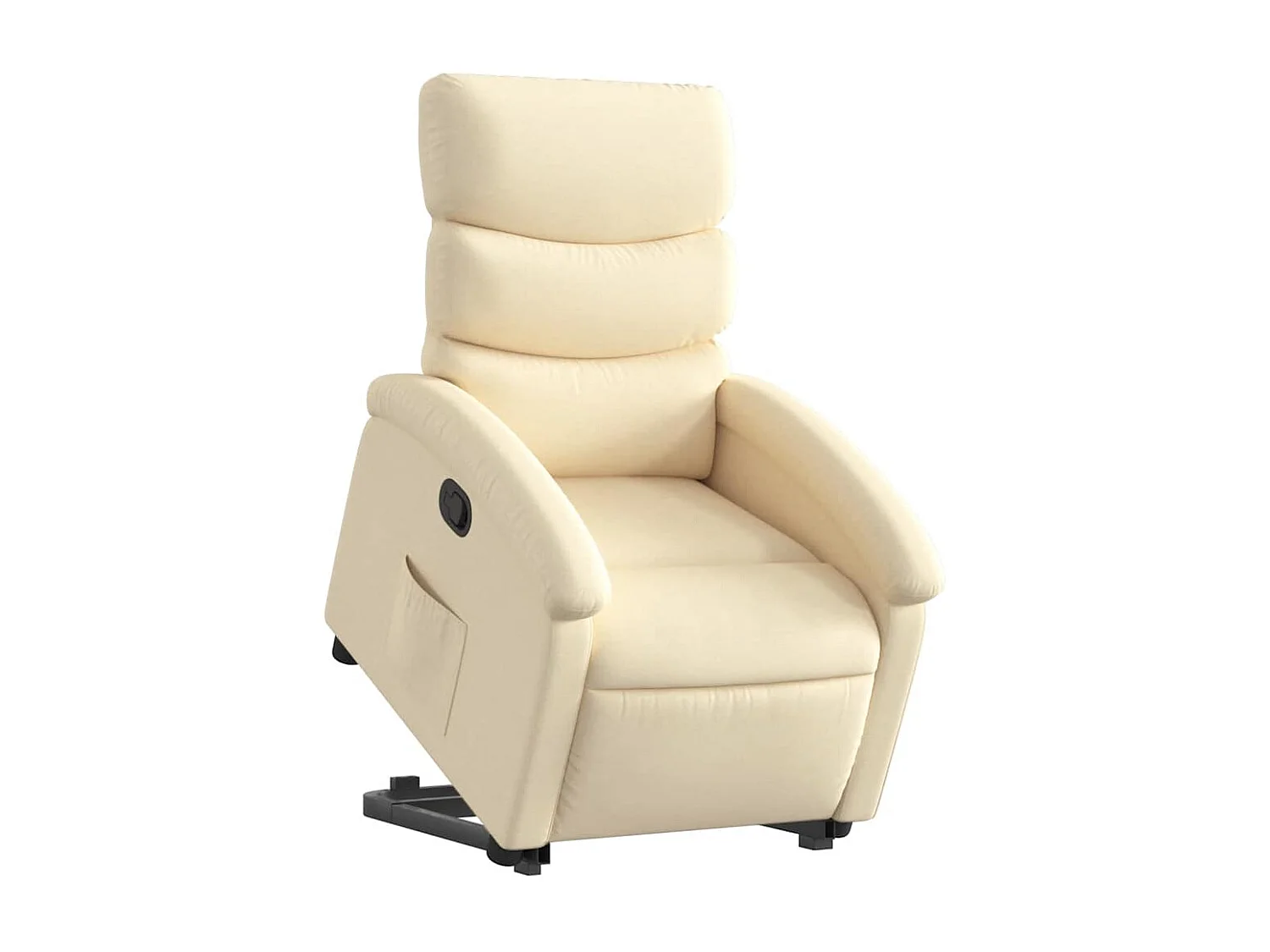 Fauteuil inclinable-Chaise de relax-Fauteuil TV Crème Tissu SHL3105