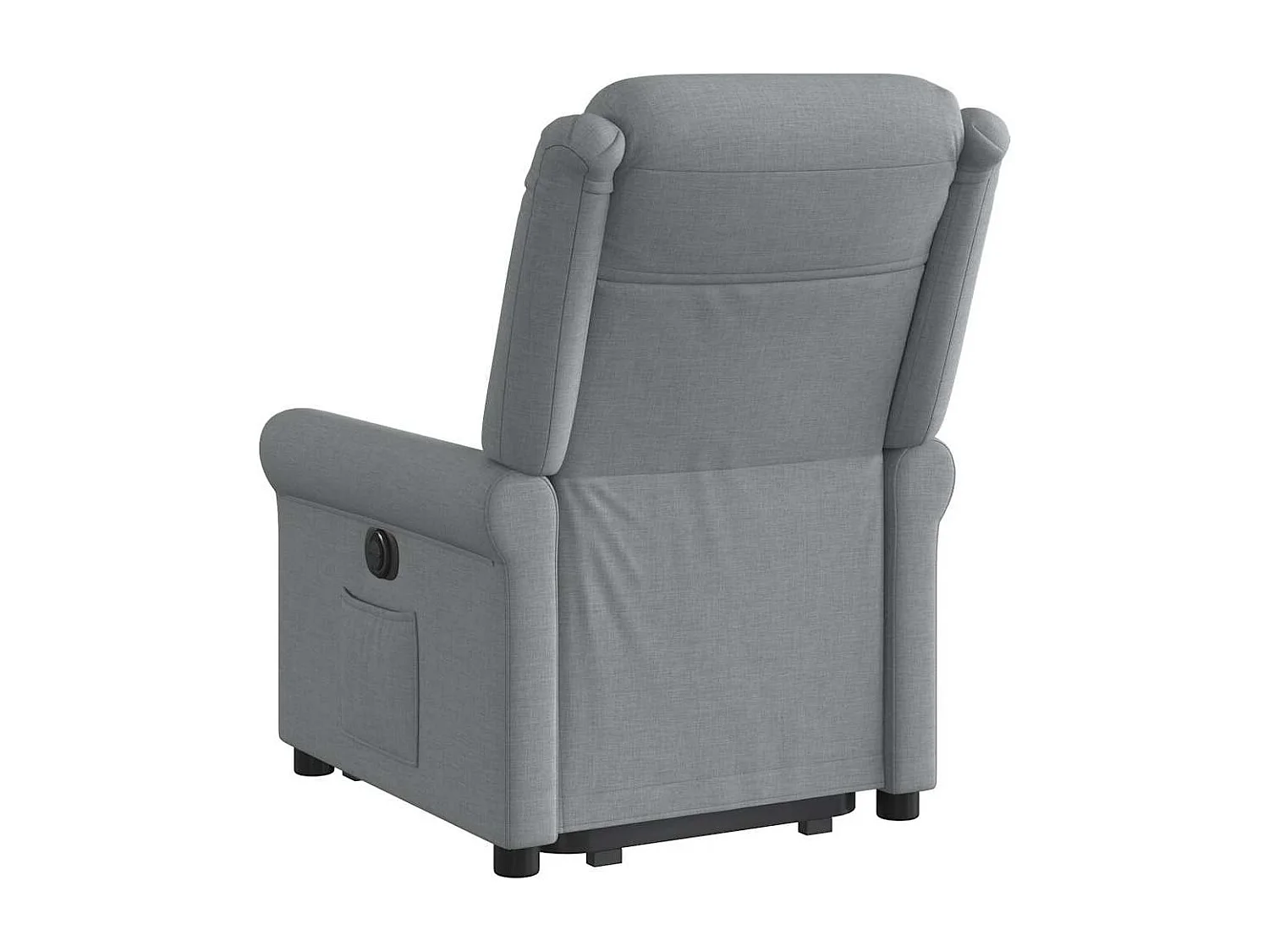 Fauteuil inclinable-Chaise de relax-Fauteuil TV Gris clair Tissu SHL5197