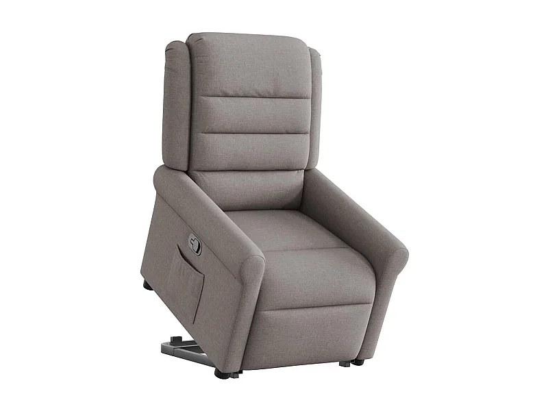 Sillón de relax | Silla | Sillón reclinable elevable tela gris taupe SHL2522