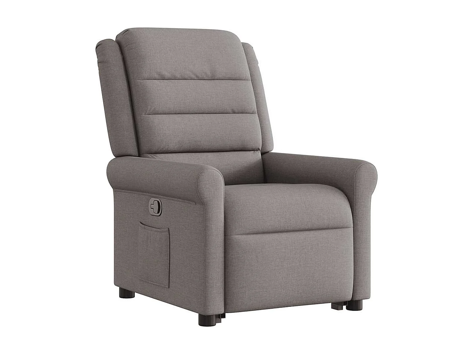 Fauteuil inclinable-Chaise de relax-Fauteuil TV taupe tissu SHL1017