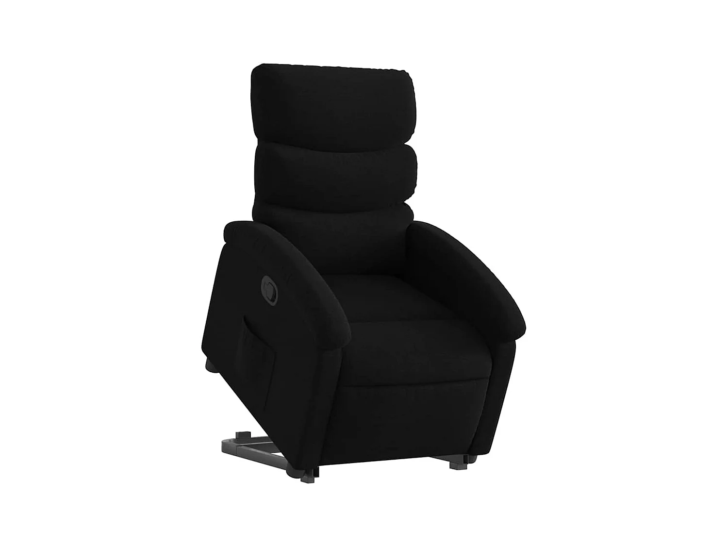 Sillón de relax | Silla | Sillón reclinable elevable tela negro SHL8058