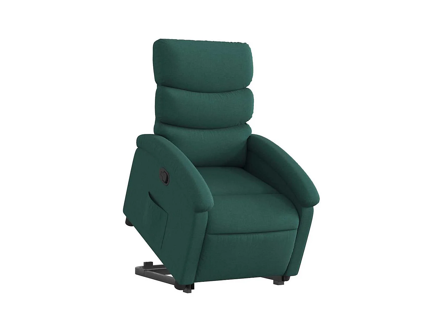 Sillón de relax | Silla | Sillón reclinable elevable tela verde oscuro SHL7907