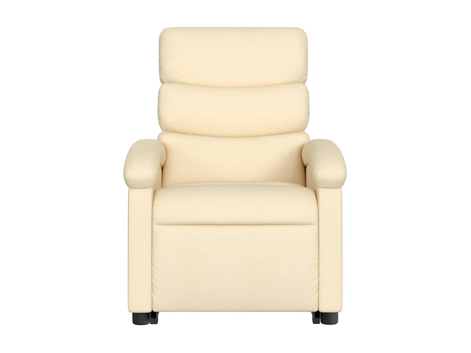 Poltrona elevatória de massagens tecido cor creme SHL711287