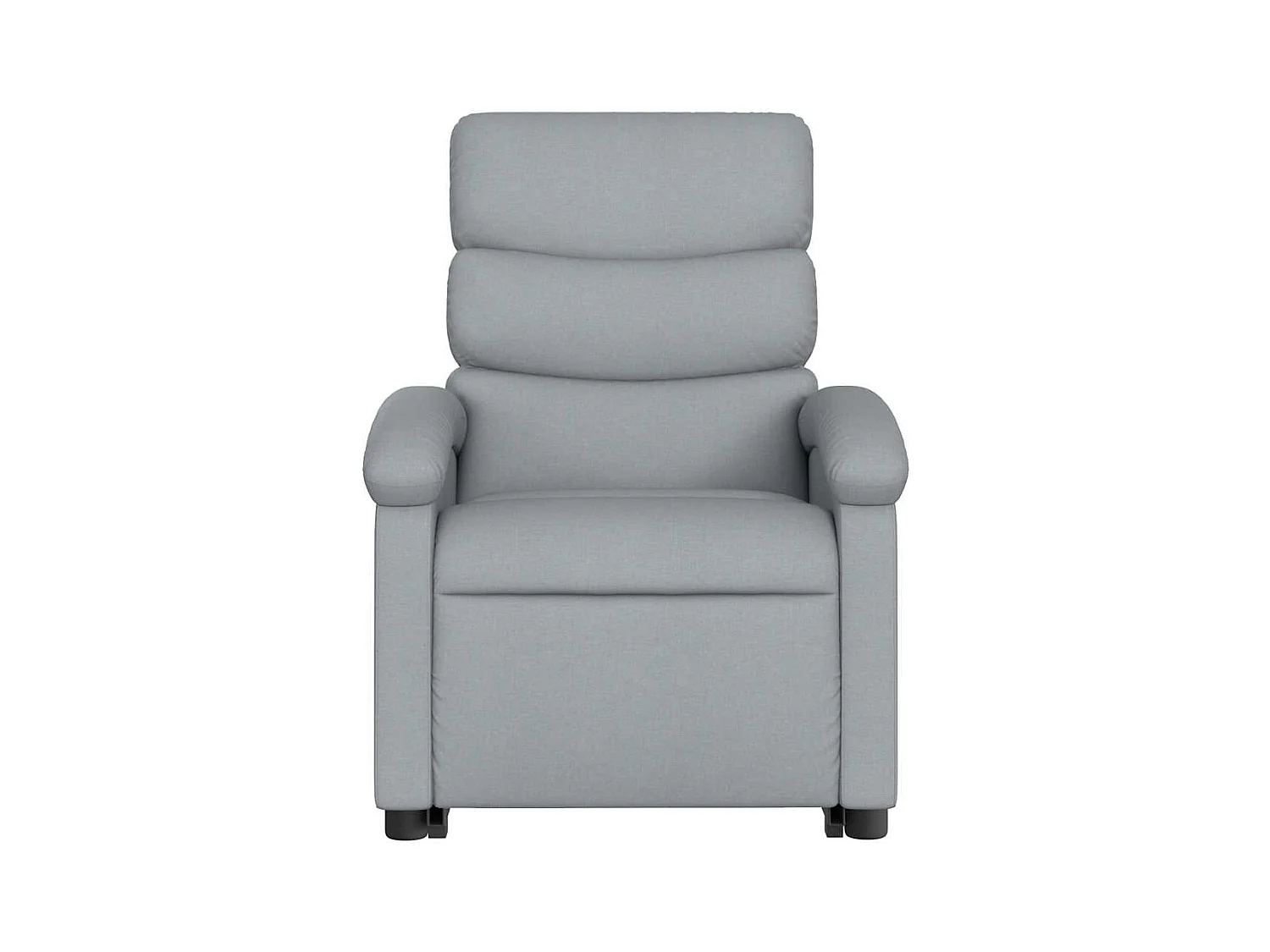 Sillón de salón | Silla | Sillón de masaje reclinable de pie de tela gris claro SHL7344