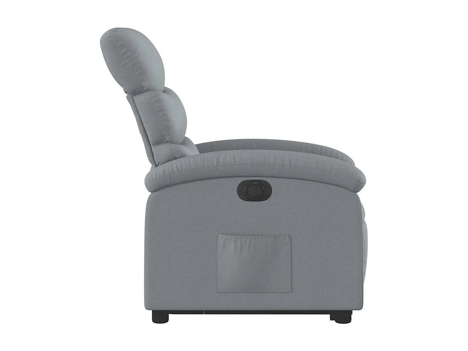Fauteuil inclinable électrique-Chaise de relax-Fauteuil TV gris clair tissu SHL3572
