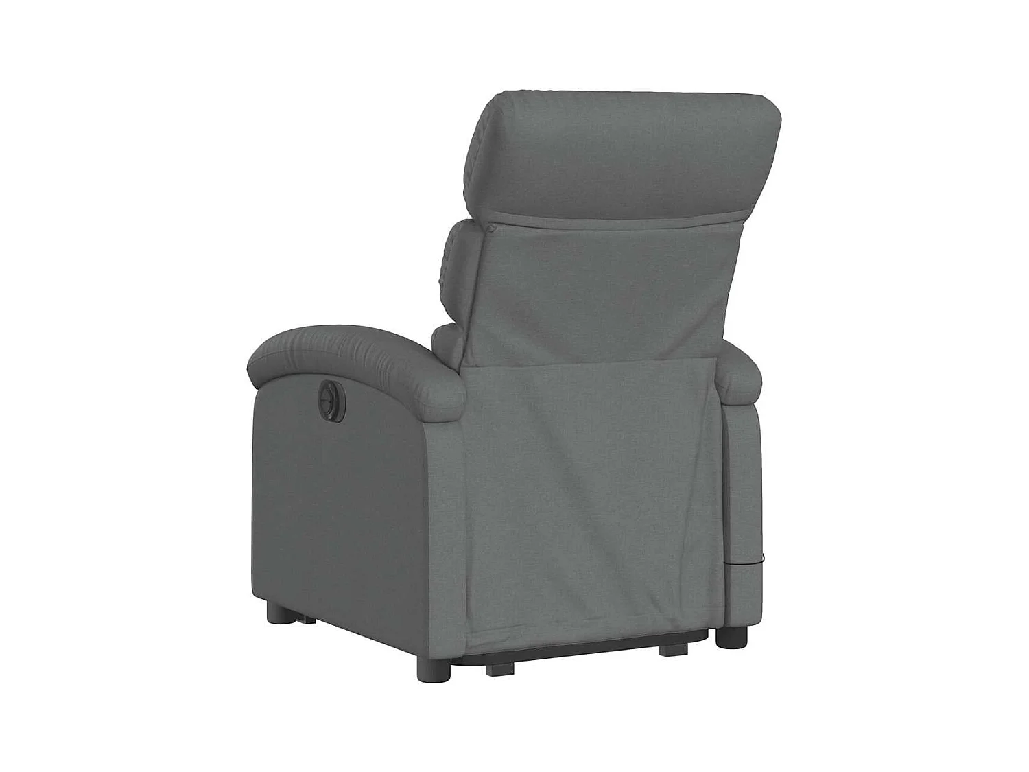 Silla de masaje reclinable de pie de tela gris oscuro SHL8051