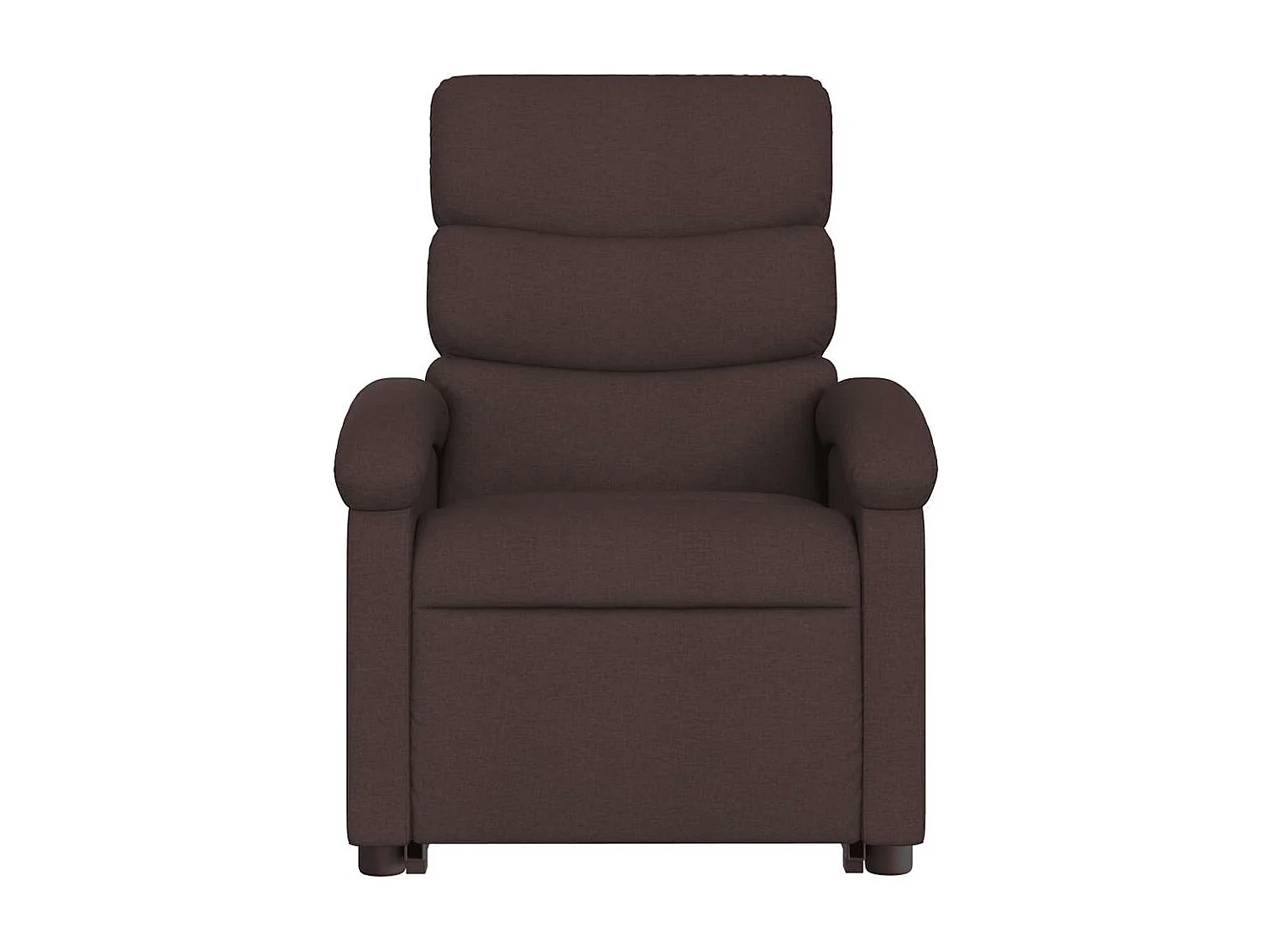 Massagesessel mit Aufstehhilfe | Relaxsessel Dunkelbraun Stoff SHL94193