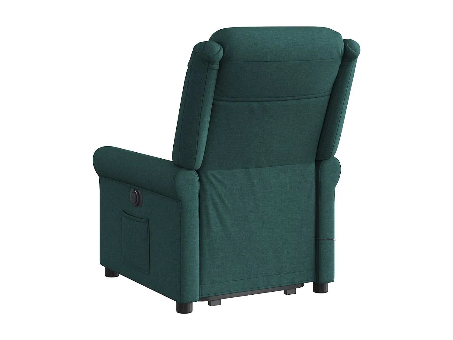 Sillón de salón | Silla | Sillón masaje eléctrico reclinable elevable tela verde oscuro SHL4289
