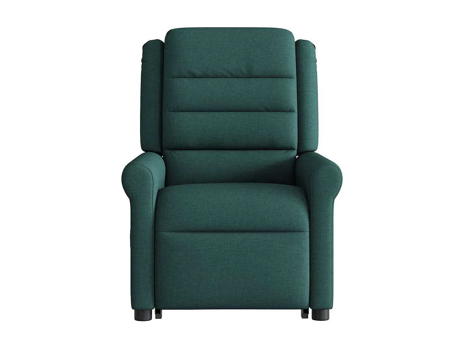 Fauteuil inclinable électrique-Chaise de relax-Fauteuil de Massage Vert foncé Tissu SHL2398