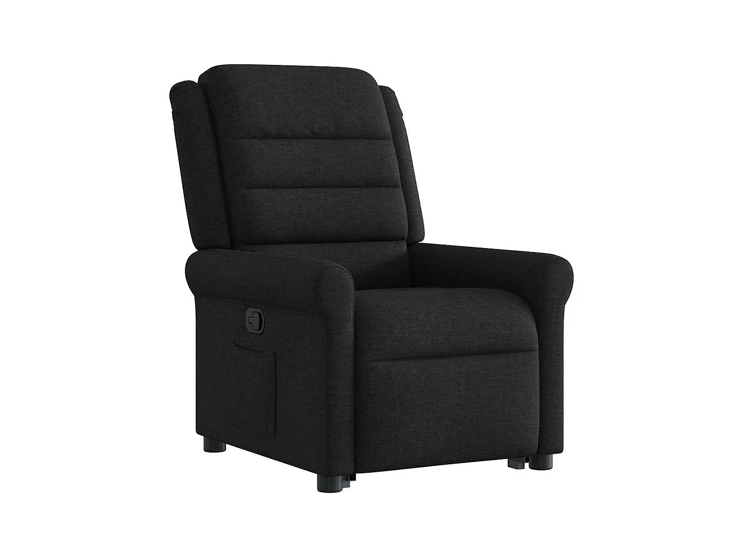 Sillón de relax | Silla | Sillón reclinable elevable tela negro SHL5989