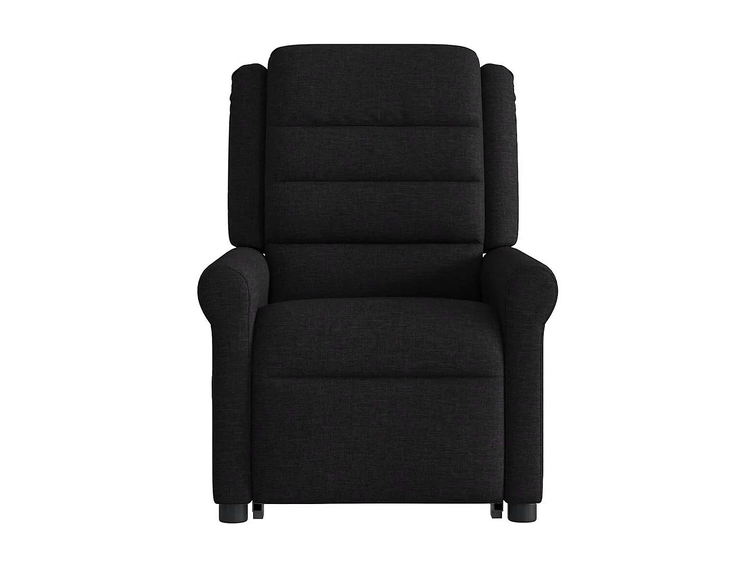 Fauteuil inclinable-Chaise de relax-Fauteuil TV noir tissu SHL3054