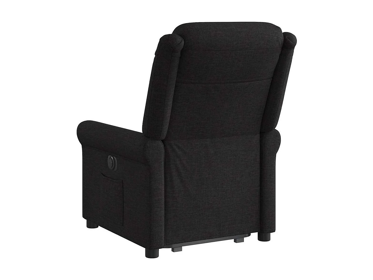 Fauteuil inclinable-Chaise de relax-Fauteuil TV noir tissu SHL3054