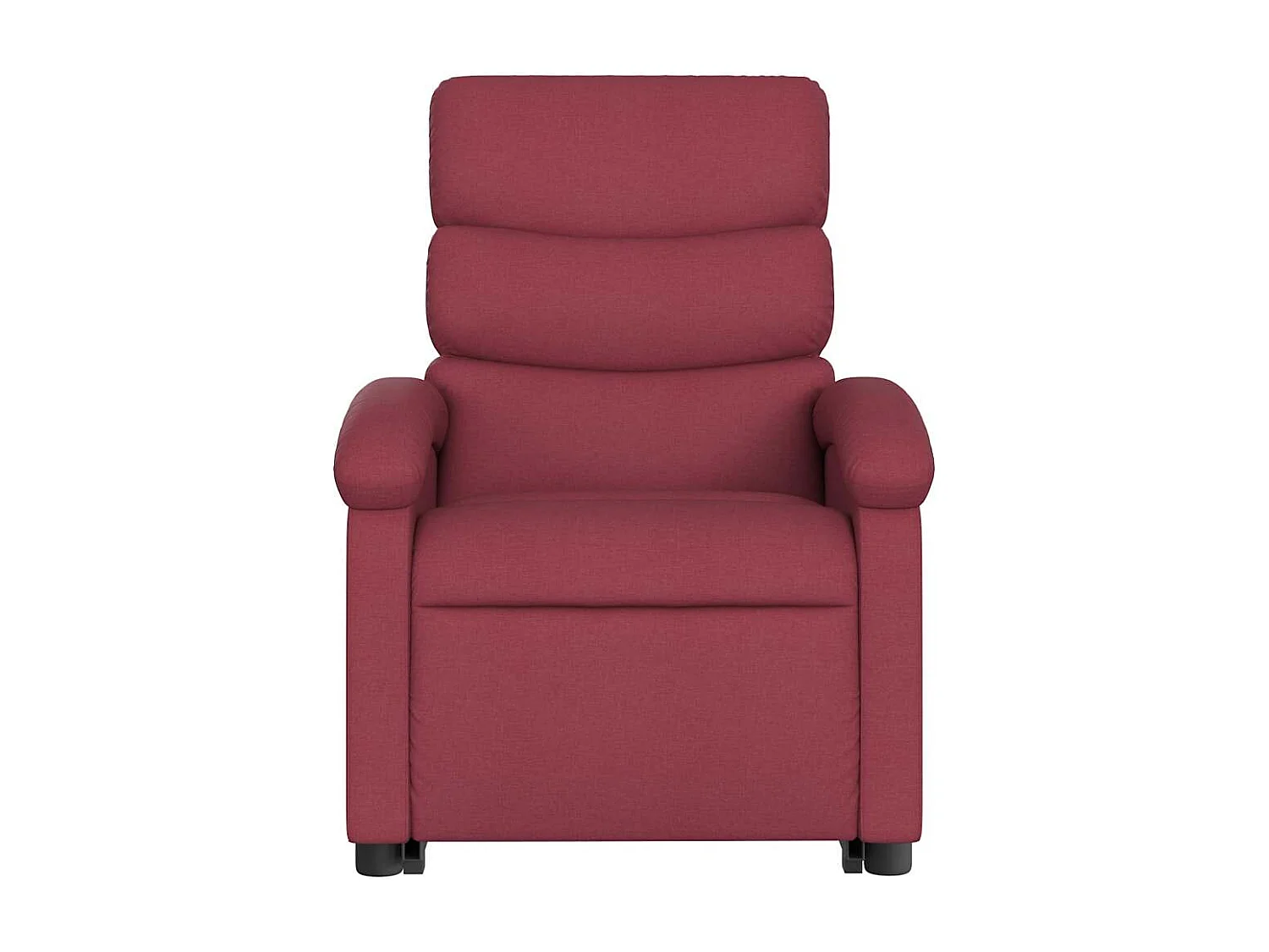 Silla de relax | Sillón eléctrico reclinable elevable de tela rojo tinto SHL3170