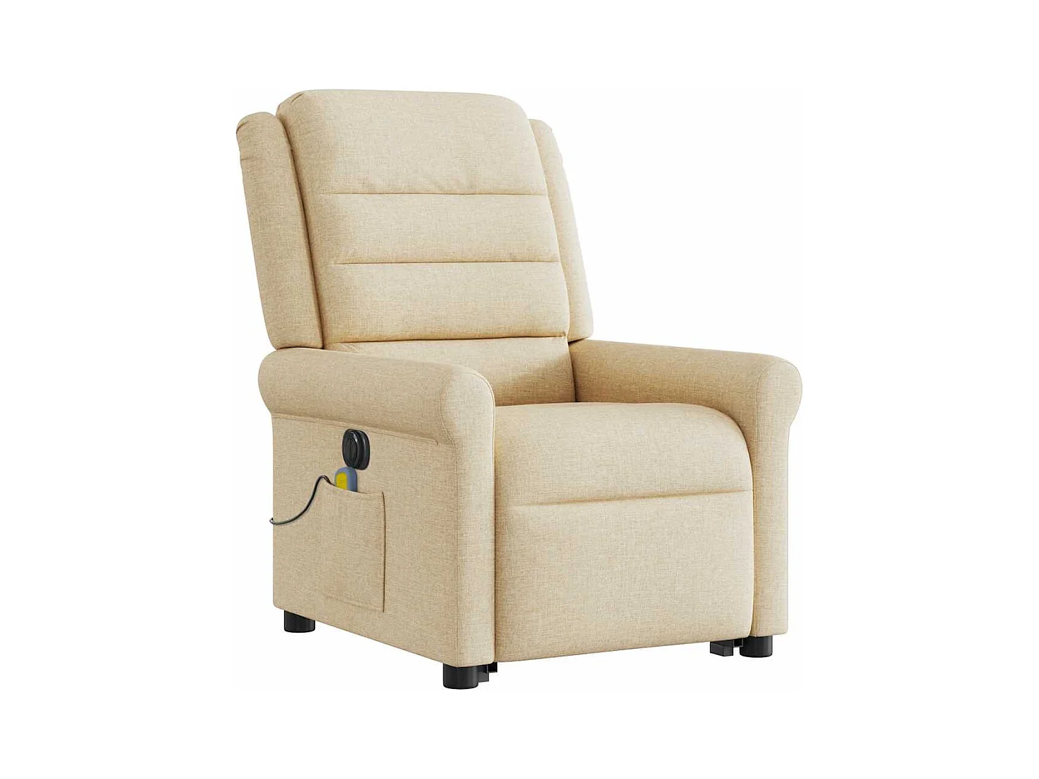 Sillón de salón | Silla | Sillón de masaje eléctrico reclinable elevable tela crema SHL5886